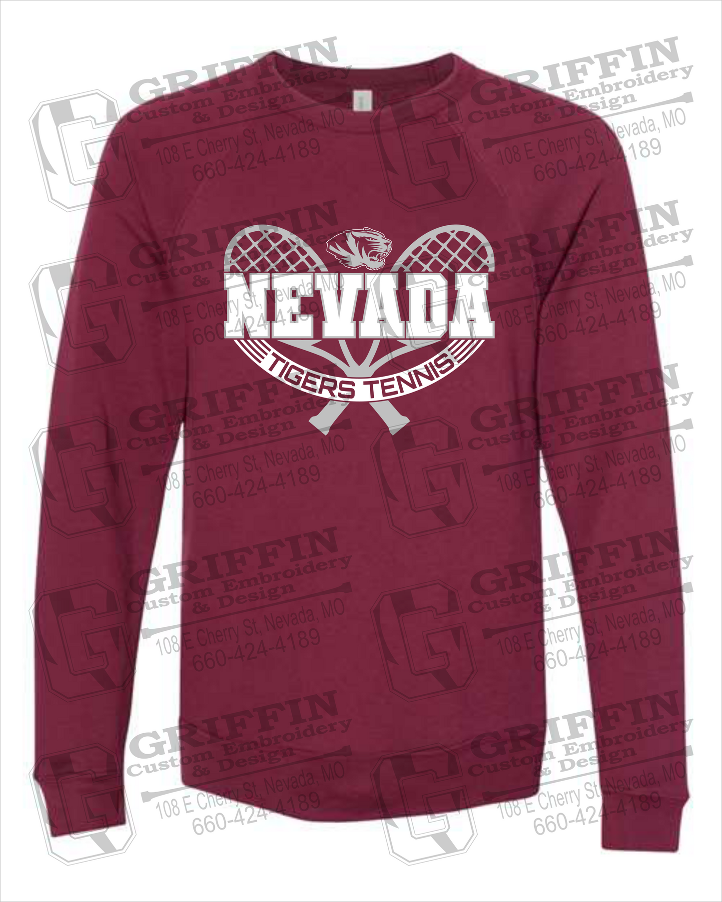 Nevada Tigers 21-Y Sponge Fleece Sweatshirt - Tennis