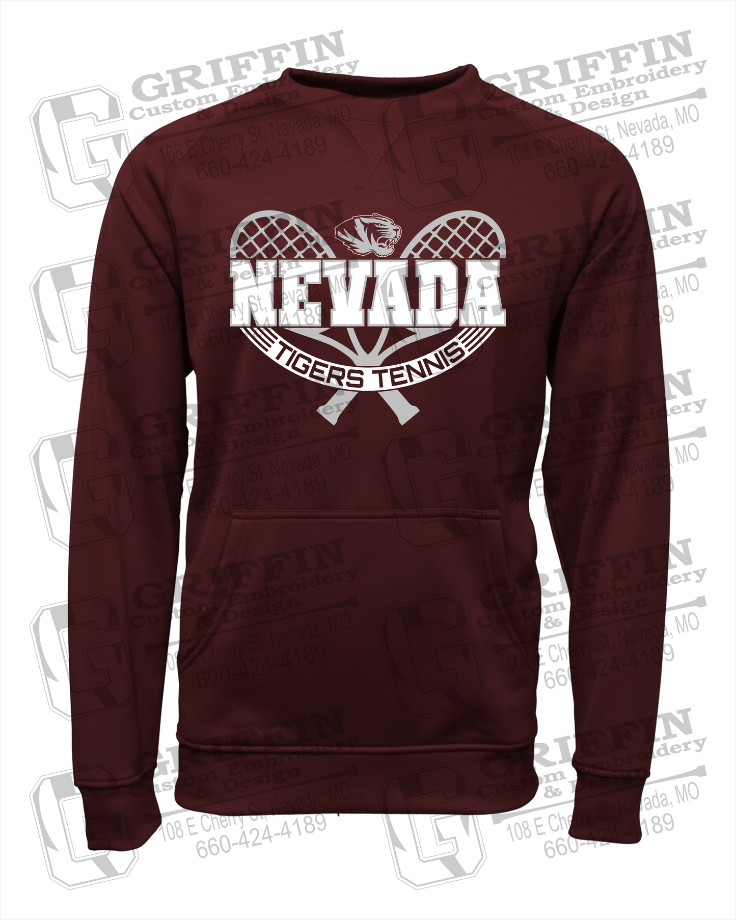 Performance Fleece Sweatshirt - Tennis - Nevada Tigers 21-Y