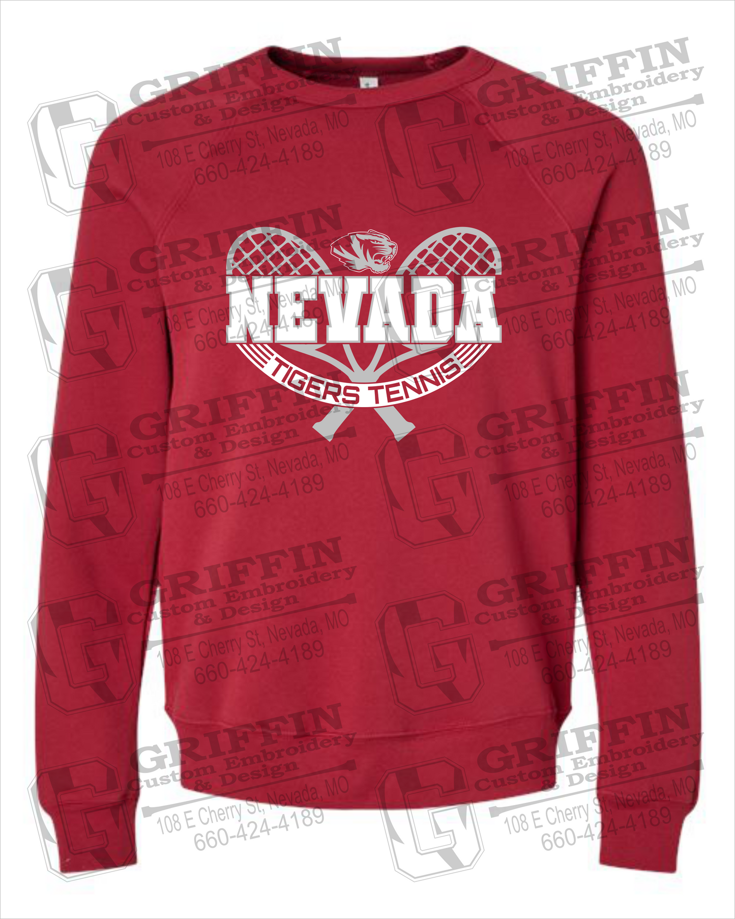 Nevada Tigers 21-Y Sponge Fleece Sweatshirt - Tennis