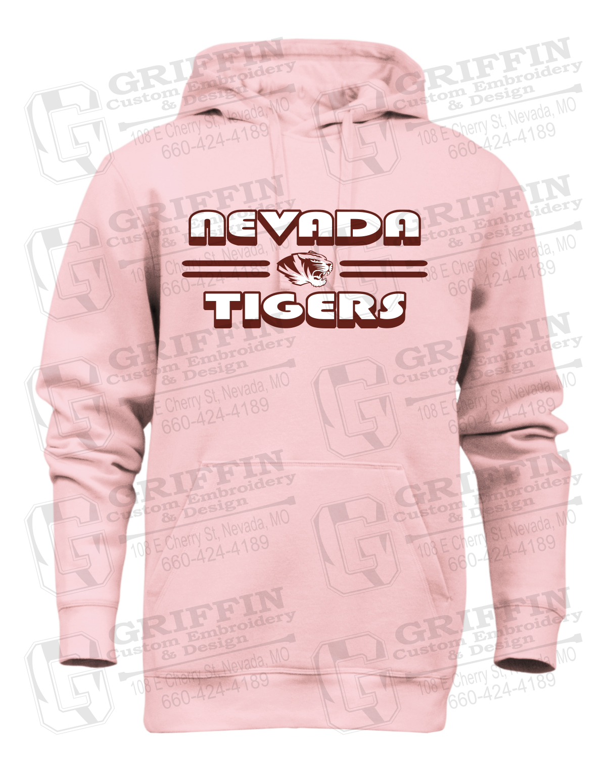 Heavyweight Fleece Hoodie - Nevada Tigers 22-A