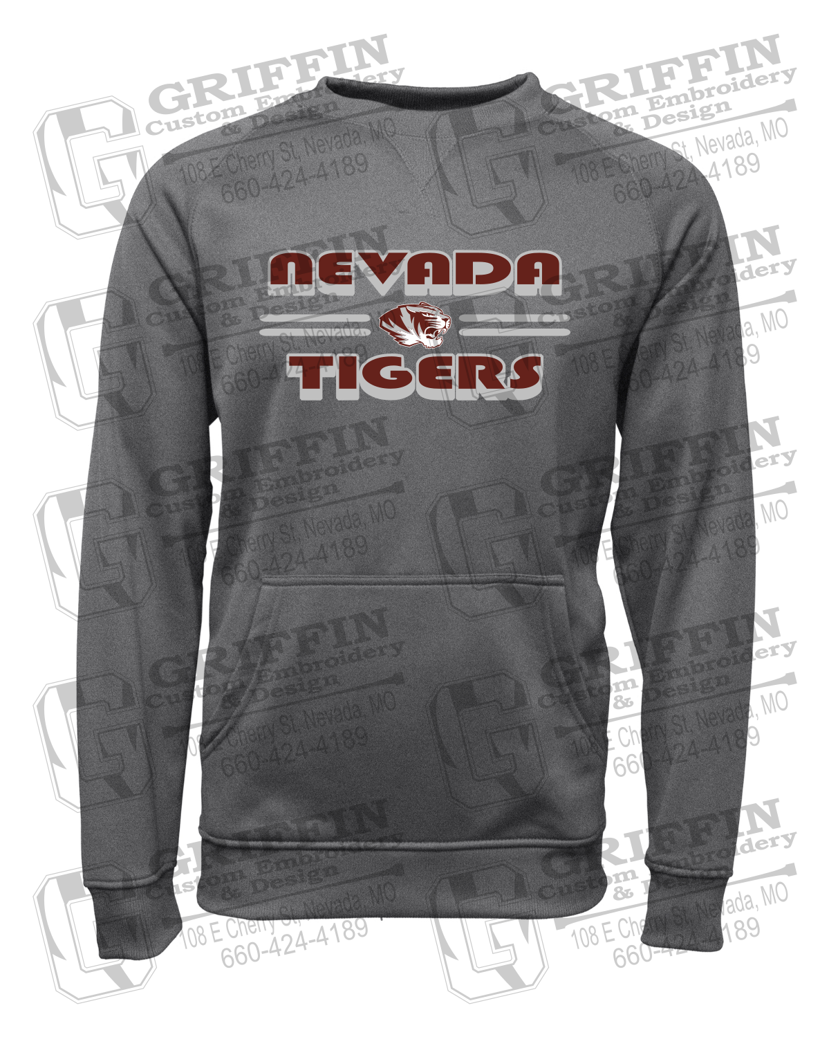 Performance Fleece Sweatshirt - Nevada Tigers 22-A