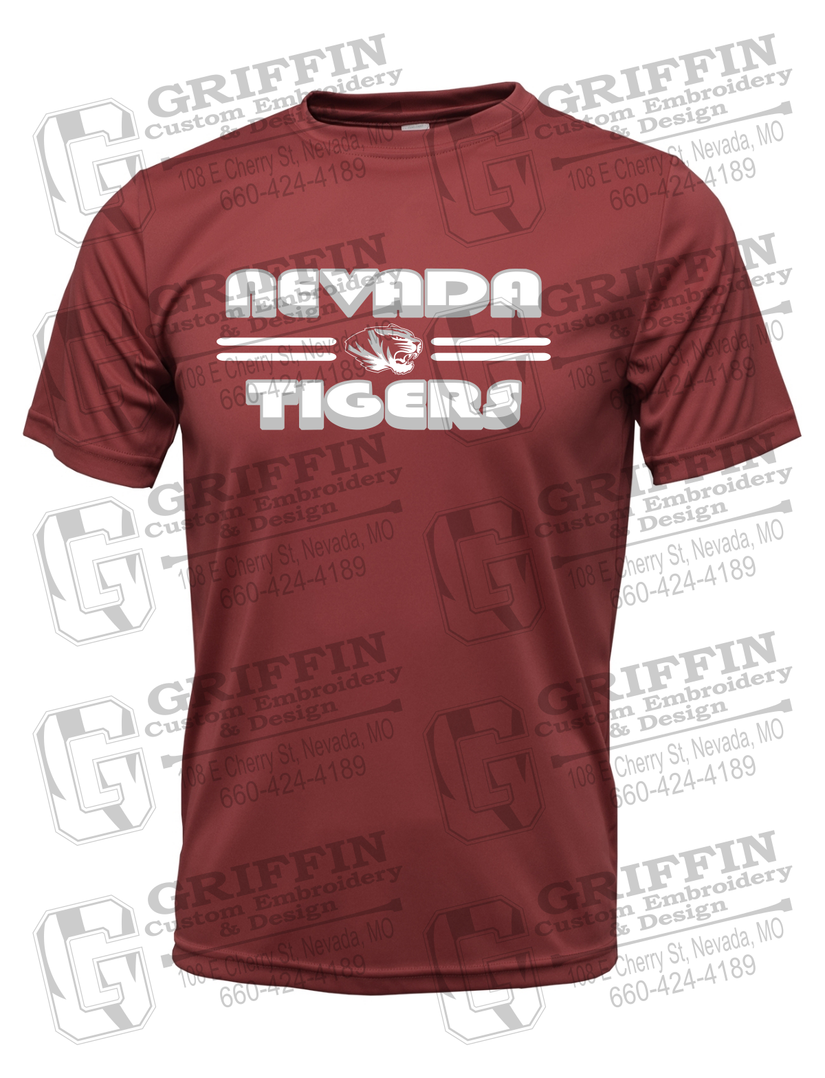 Dry-Fit Short Sleeve T-Shirt - Nevada Tigers 22-A