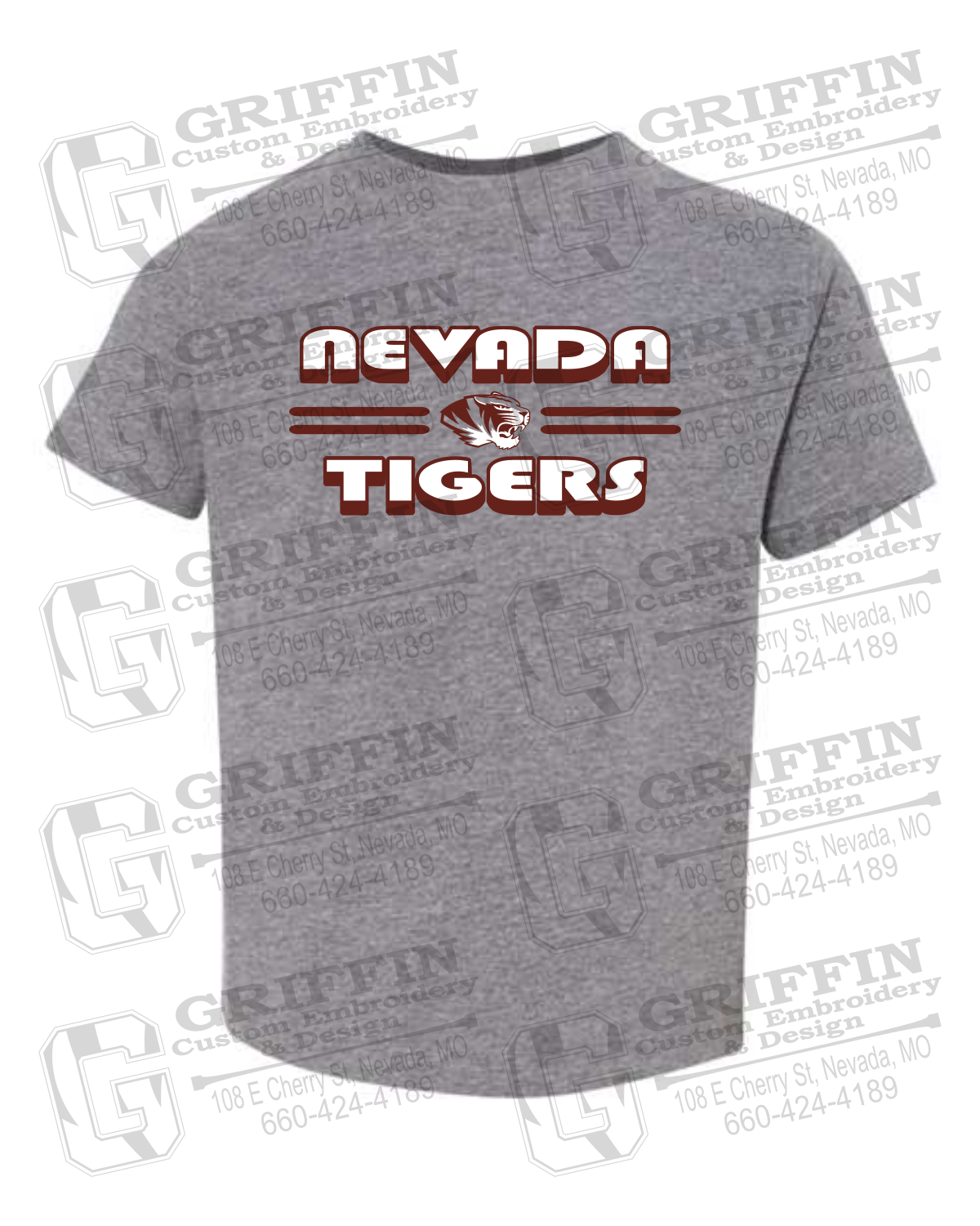 Toddler/Infant Cotton T-Shirt - Nevada Tigers 22-A