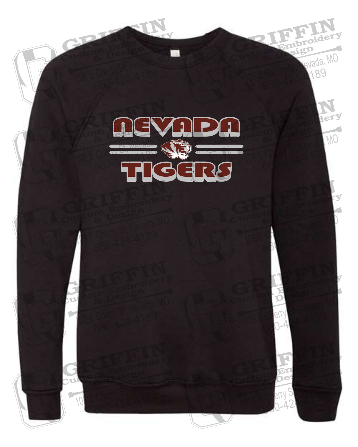Sponge Fleece Sweatshirt - Nevada Tigers 22-A