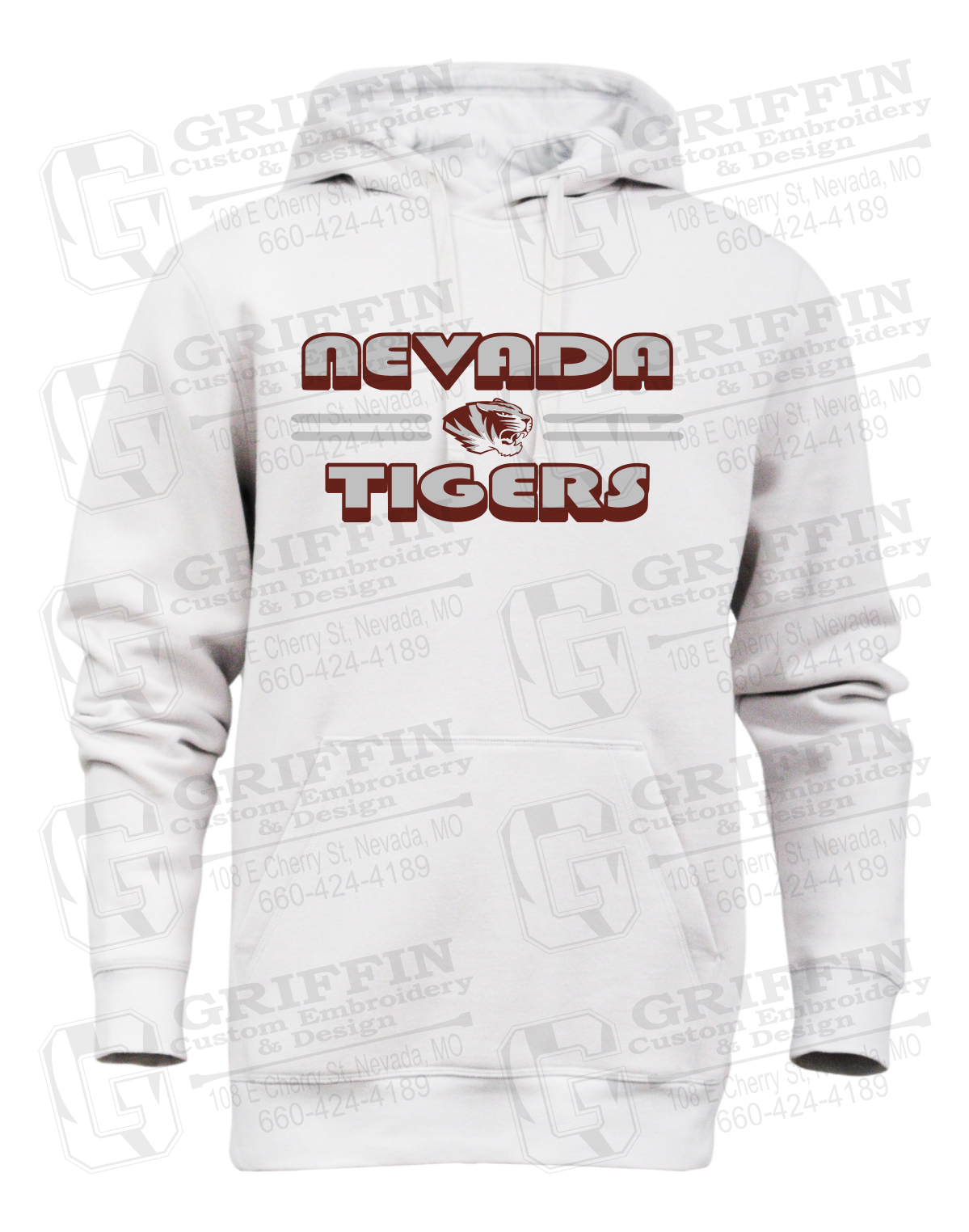 Heavyweight Fleece Hoodie - Nevada Tigers 22-A