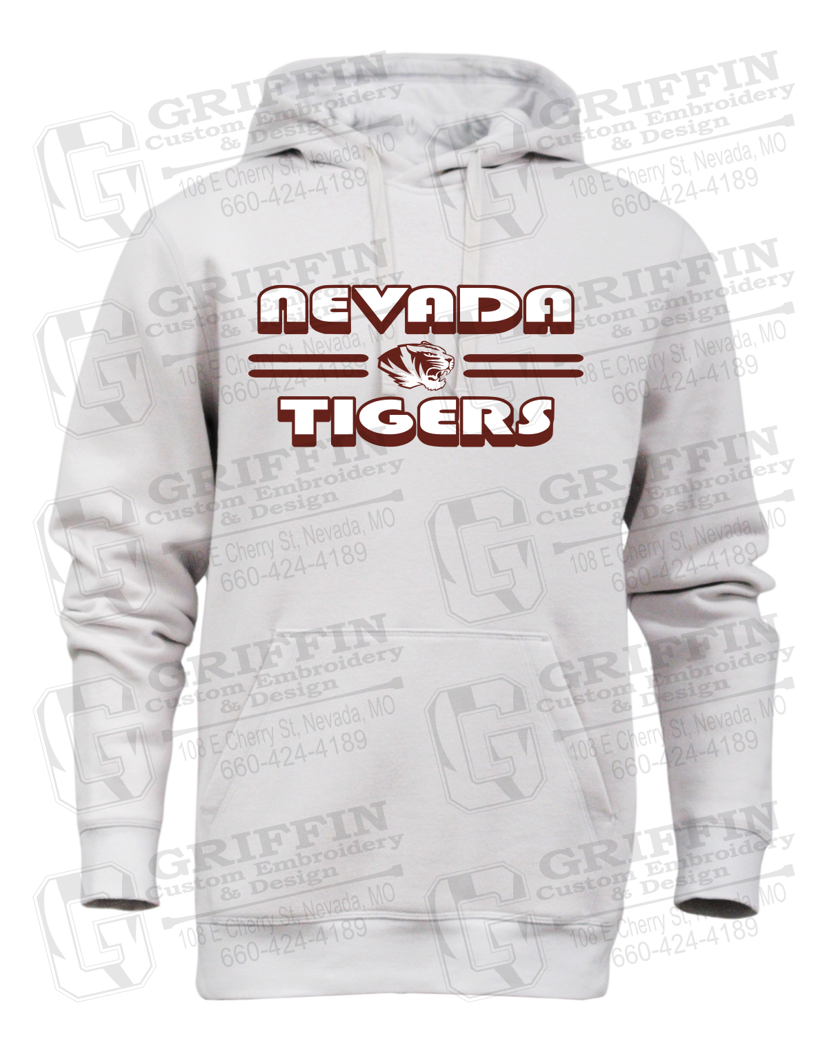 Heavyweight Fleece Hoodie - Nevada Tigers 22-A