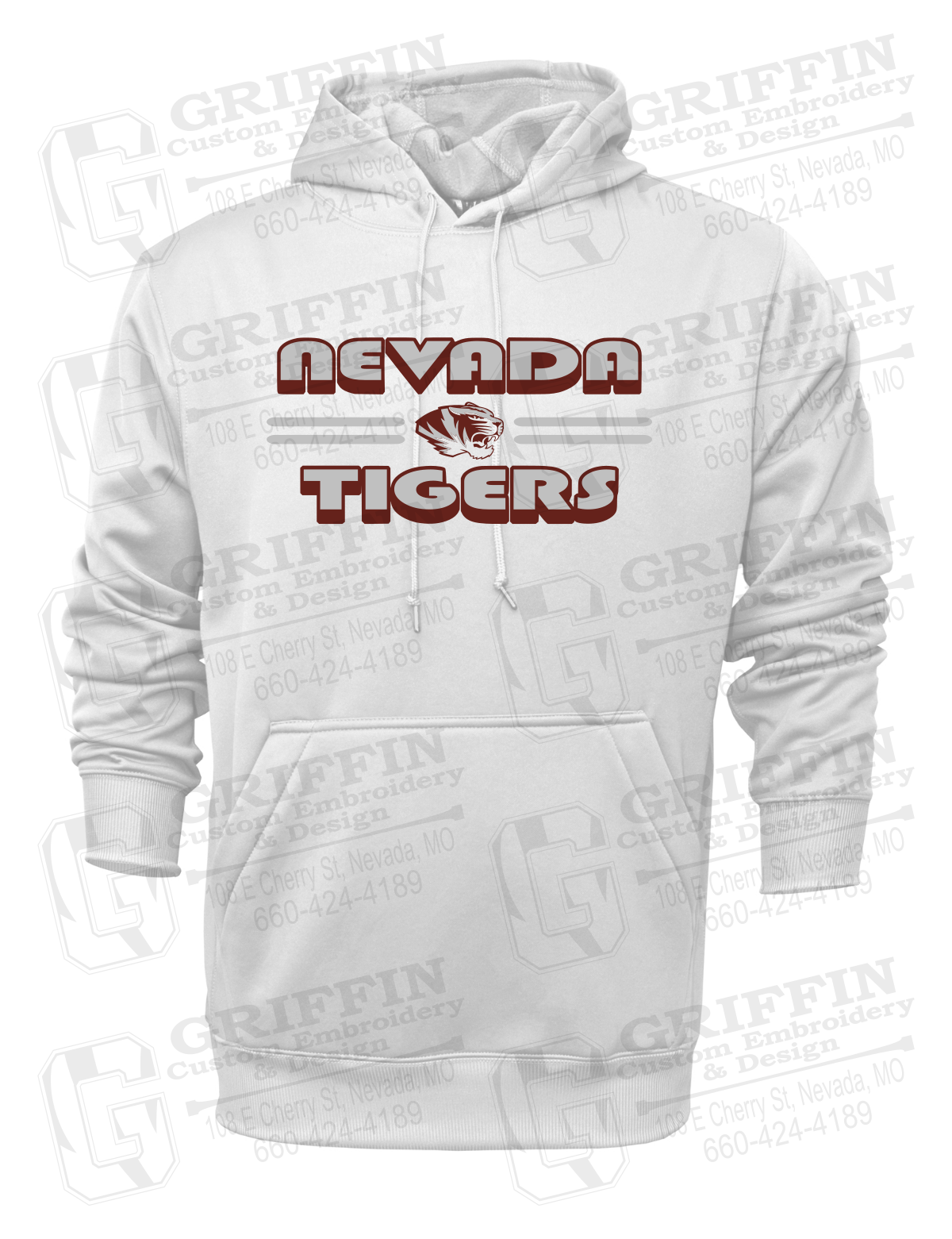 Performance Fleece Hoodie - Nevada Tigers 22-A