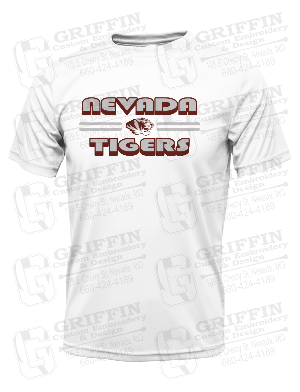 Dry-Fit Short Sleeve T-Shirt - Nevada Tigers 22-A