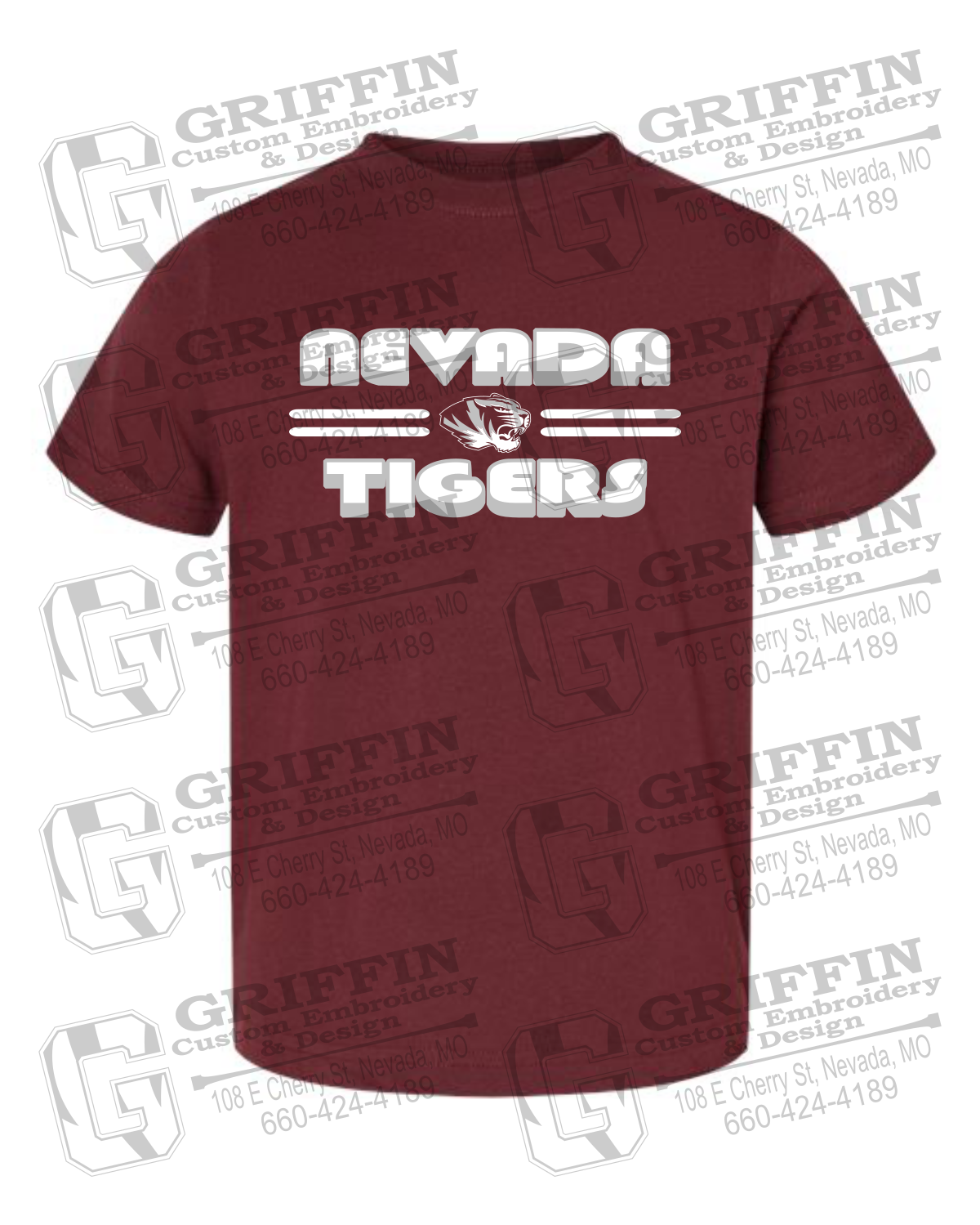 Toddler/Infant Cotton T-Shirt - Nevada Tigers 22-A