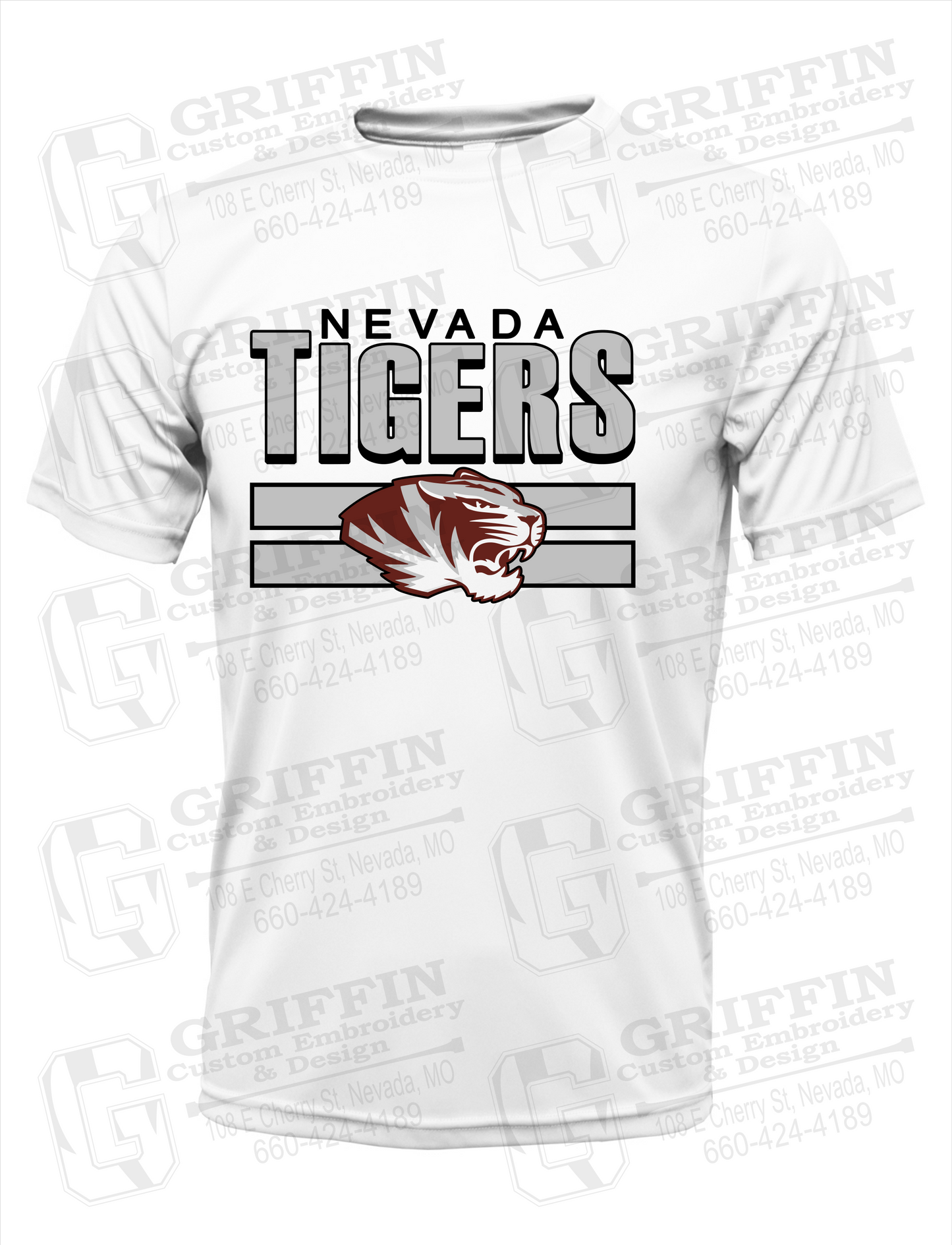 Dry-Fit Short Sleeve T-Shirt - Nevada Tigers 22-B