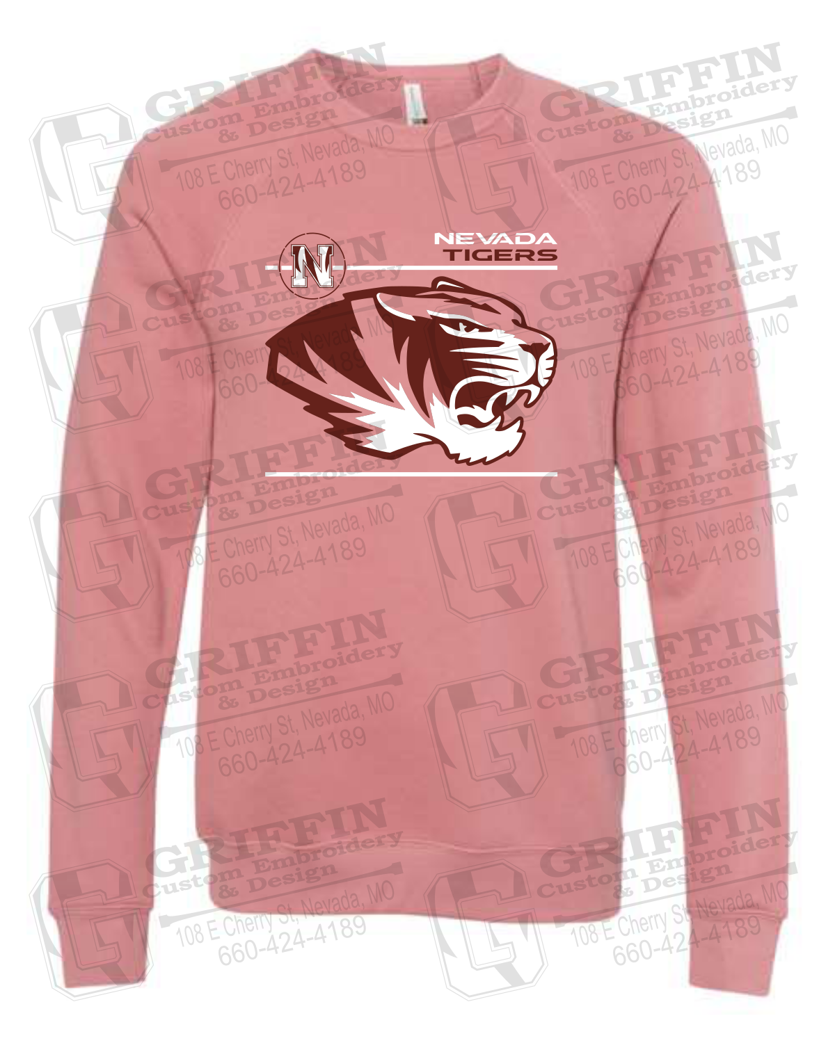 Sponge Fleece Sweatshirt - Nevada Tigers 22-D