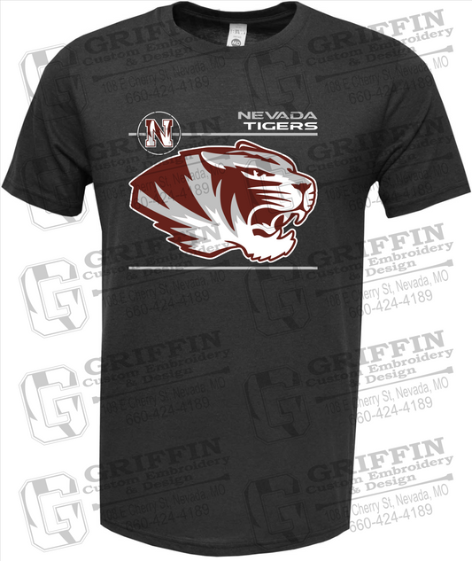 Soft-Tek Short Sleeve T-Shirt - Nevada Tigers 22-D