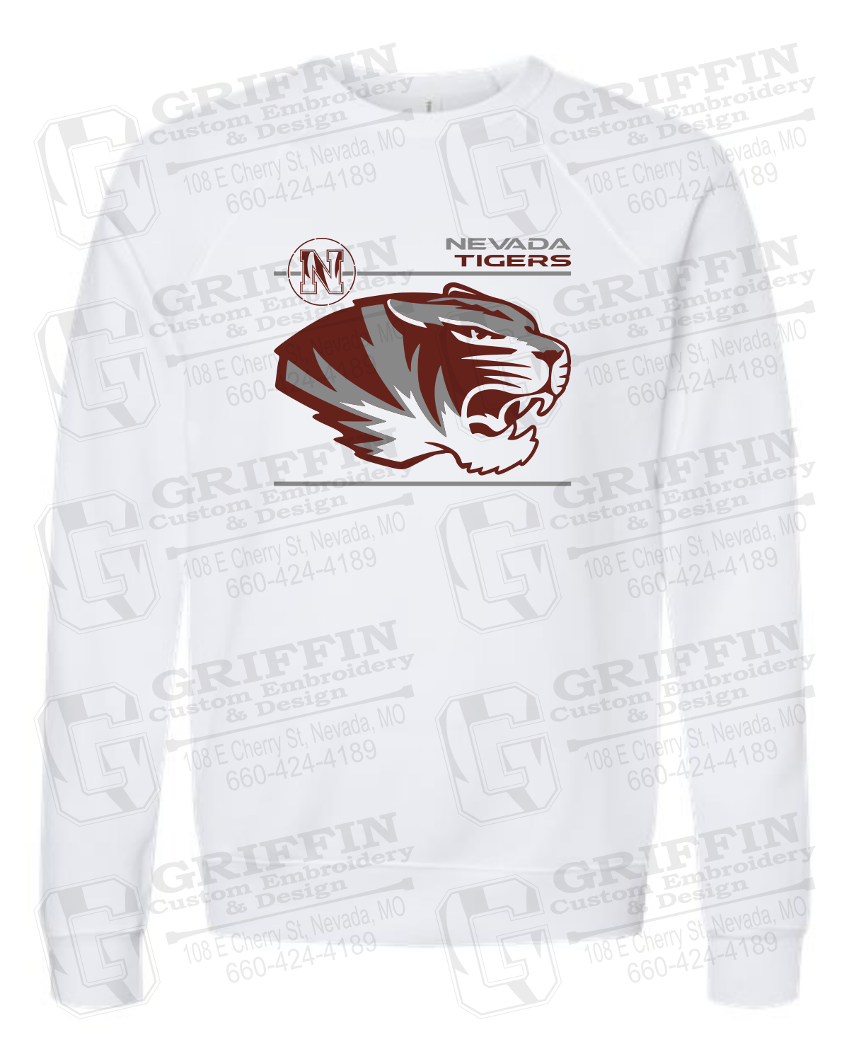 Sponge Fleece Sweatshirt - Nevada Tigers 22-D