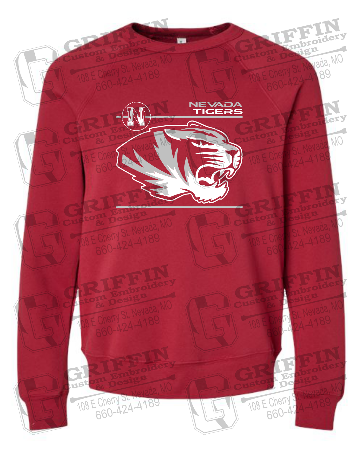 Sponge Fleece Sweatshirt - Nevada Tigers 22-D