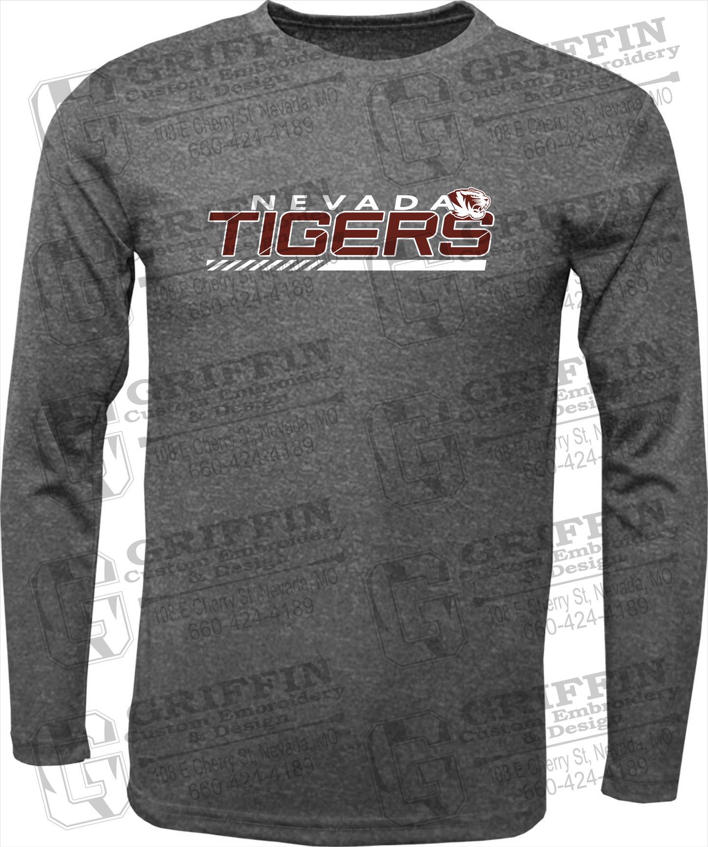 Dry-Fit Long Sleeve T-Shirt - Nevada Tigers 22-E