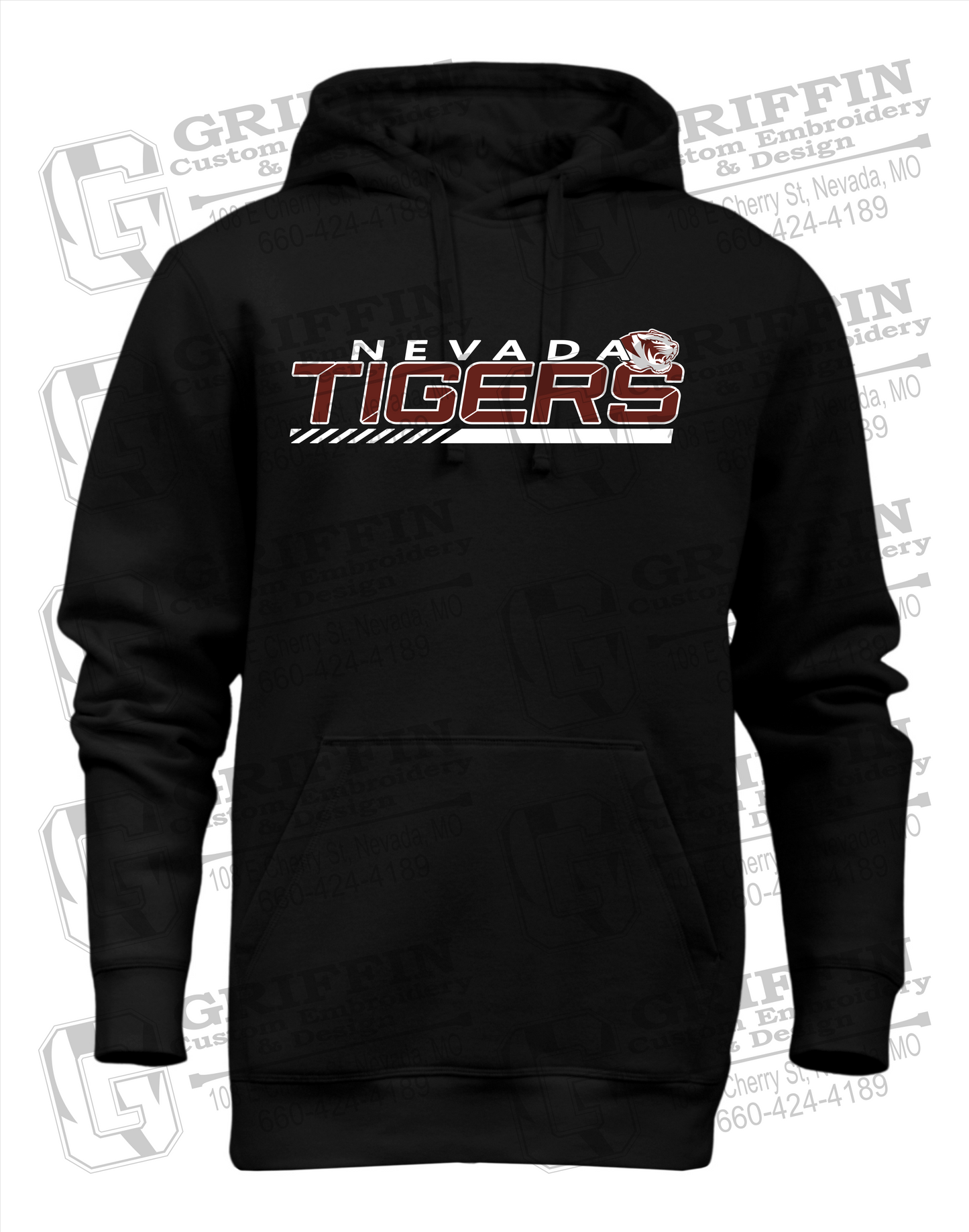 Heavyweight Fleece Hoodie - Nevada Tigers 22-E