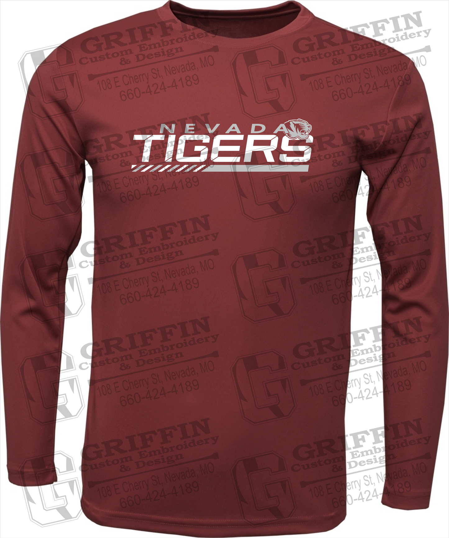 Dry-Fit Long Sleeve T-Shirt - Nevada Tigers 22-E