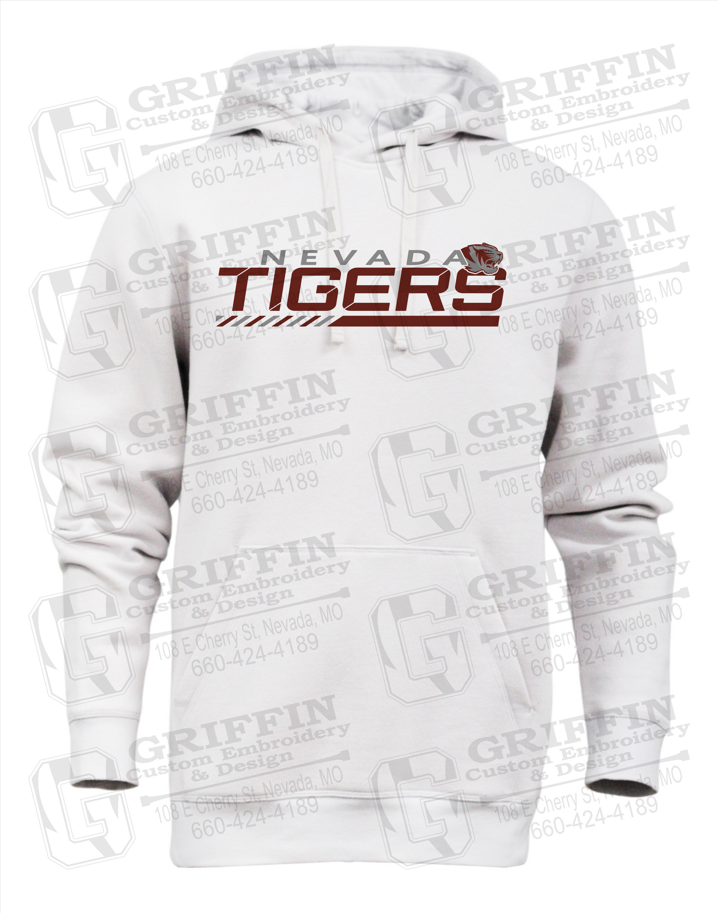 Heavyweight Fleece Hoodie - Nevada Tigers 22-E