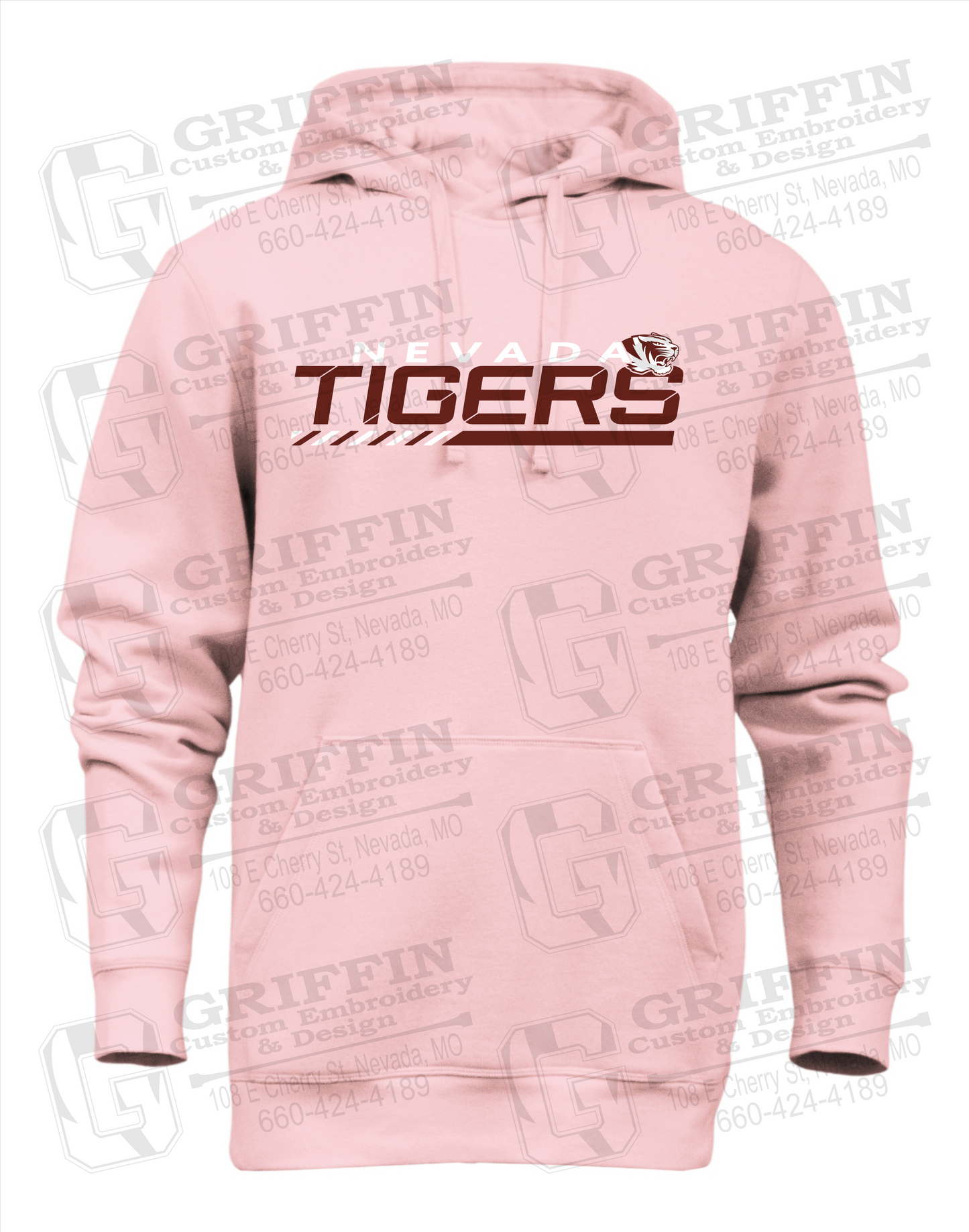 Heavyweight Fleece Hoodie - Nevada Tigers 22-E