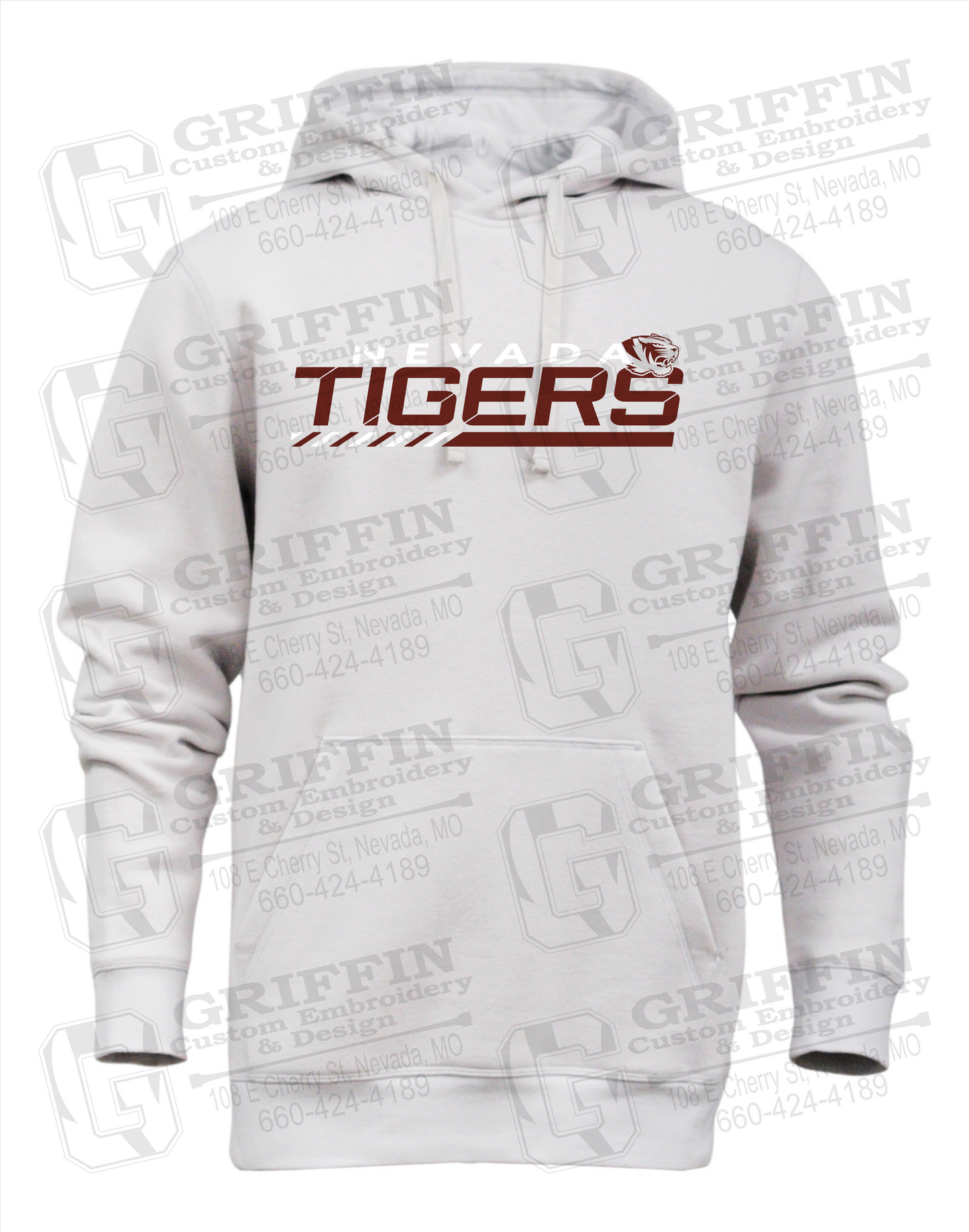 Heavyweight Fleece Hoodie - Nevada Tigers 22-E