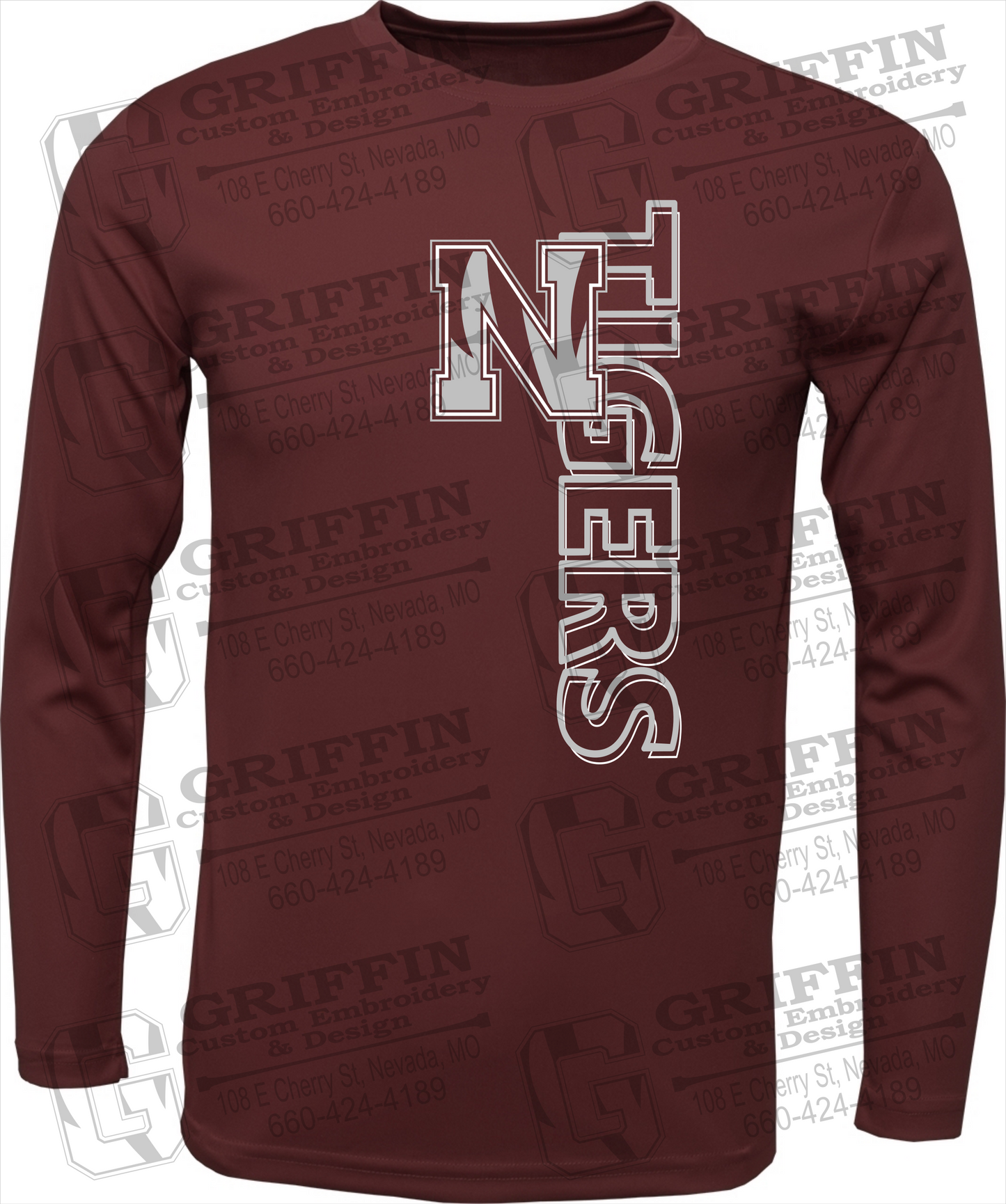 Toddler Dry-Fit Long Sleeve T-Shirt - Nevada Tigers 22-F