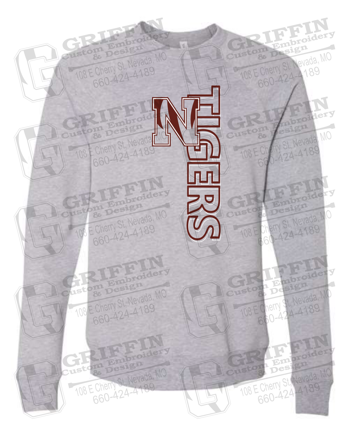 Sponge Fleece Sweatshirt - Nevada Tigers 22-F