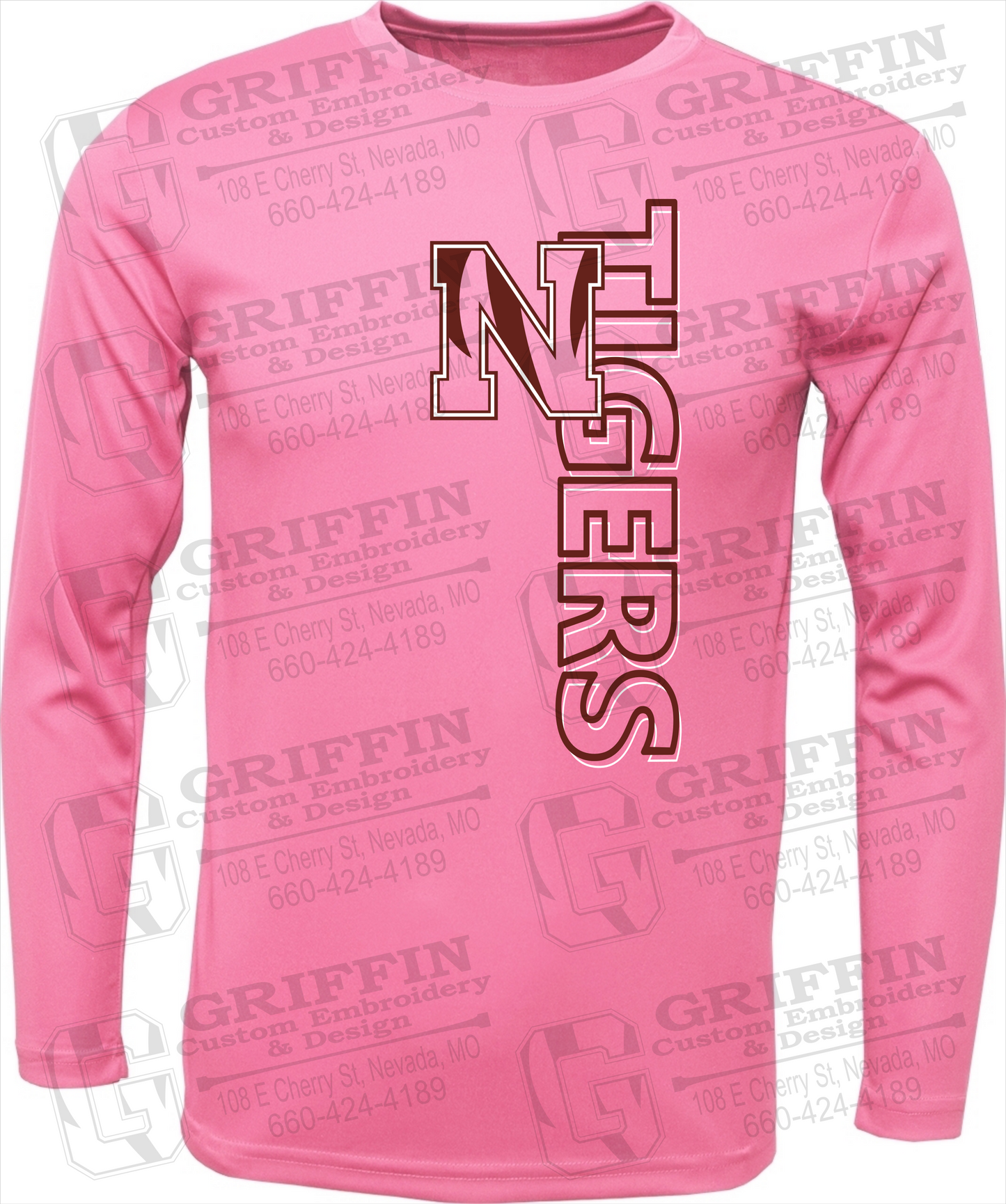 Toddler Dry-Fit Long Sleeve T-Shirt - Nevada Tigers 22-F