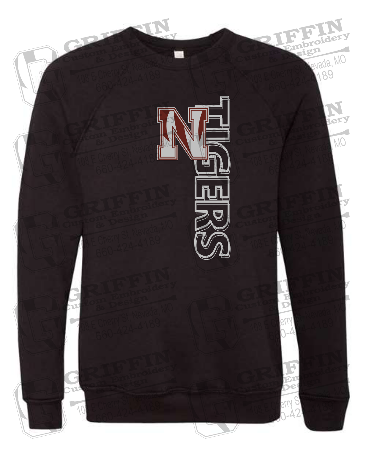 Sponge Fleece Sweatshirt - Nevada Tigers 22-F