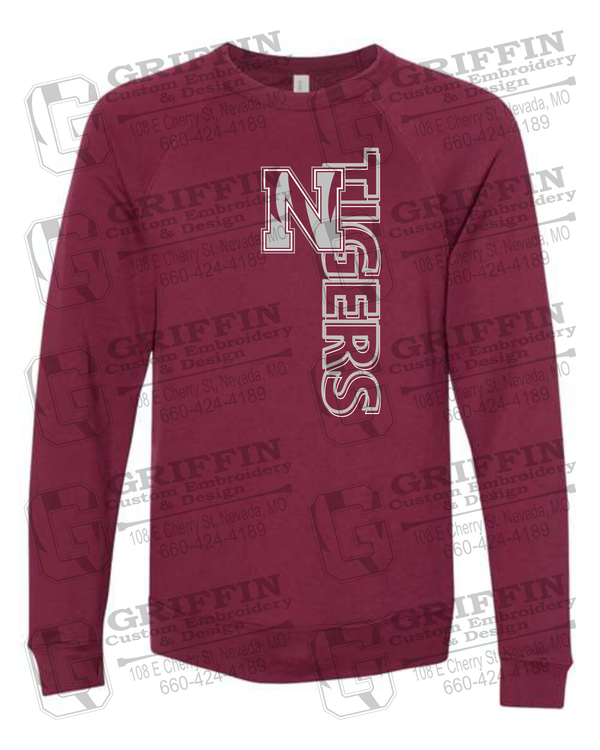 Sponge Fleece Sweatshirt - Nevada Tigers 22-F
