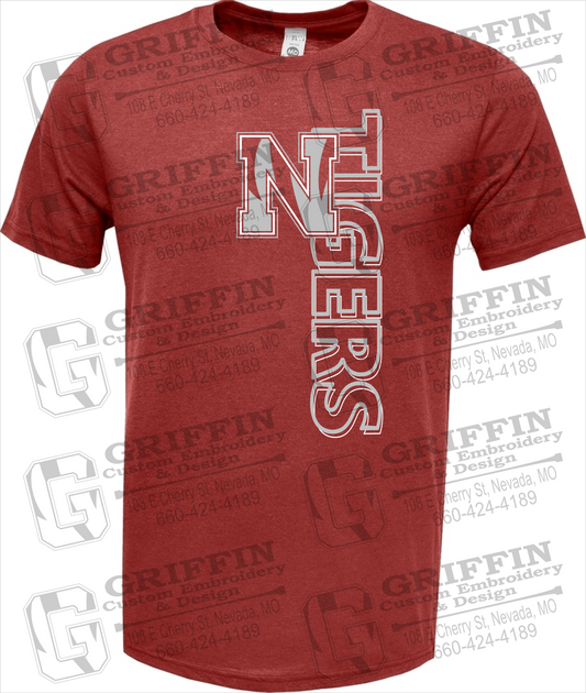 Soft-Tek Short Sleeve T-Shirt - Nevada Tigers 22-F