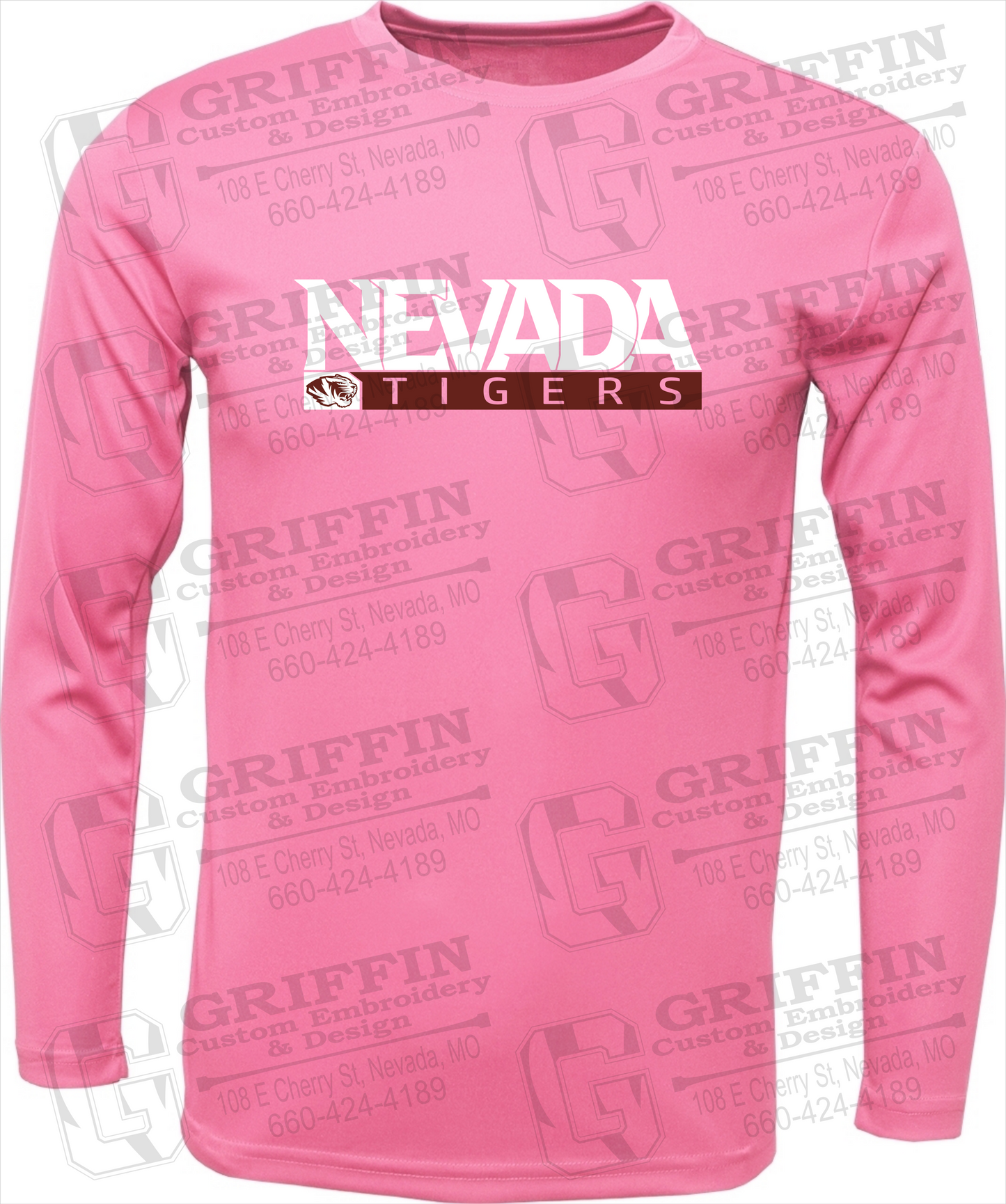 Toddler Dry-Fit Long Sleeve T-Shirt - Nevada Tigers 22-G