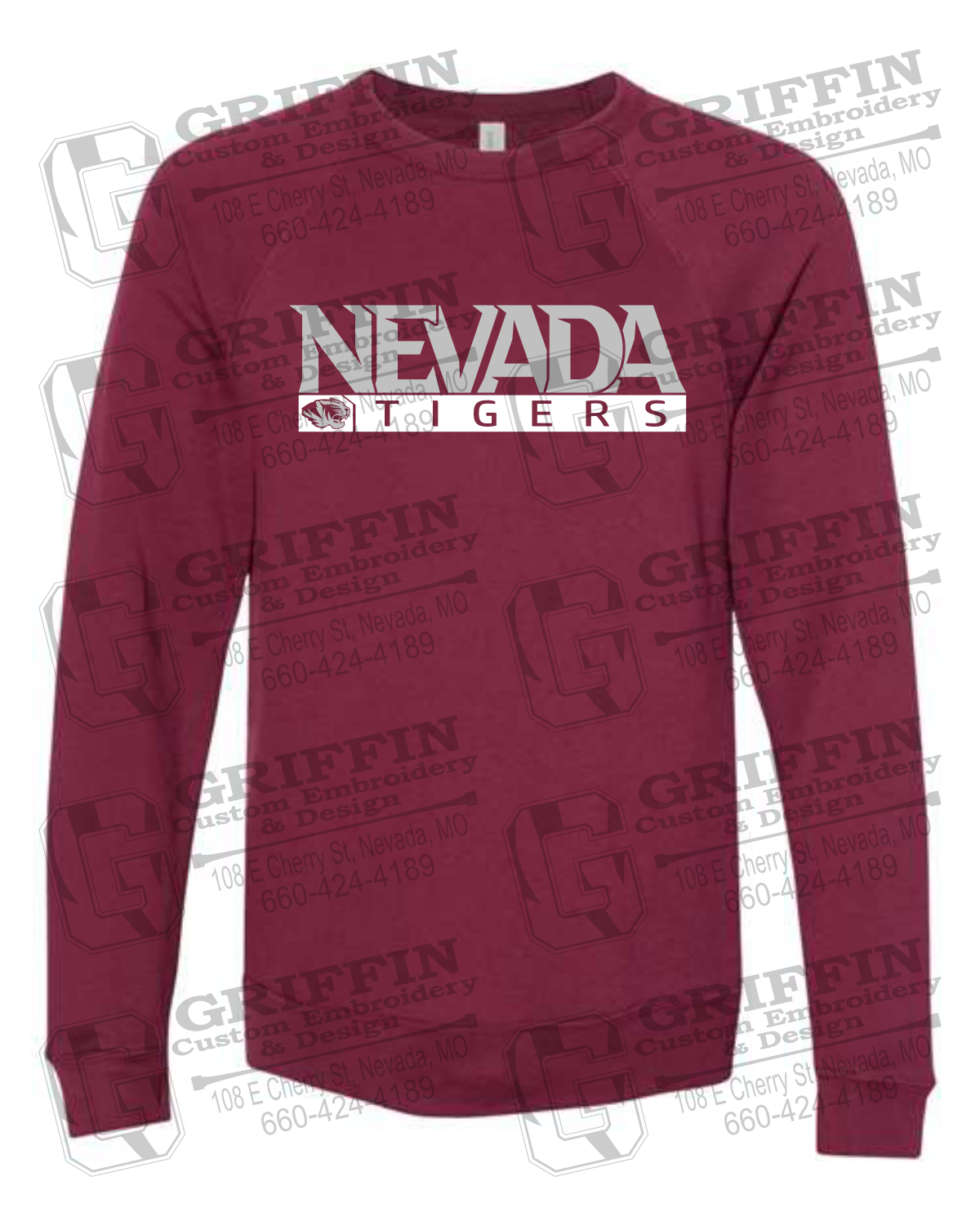 Sponge Fleece Sweatshirt - Nevada Tigers 22-G
