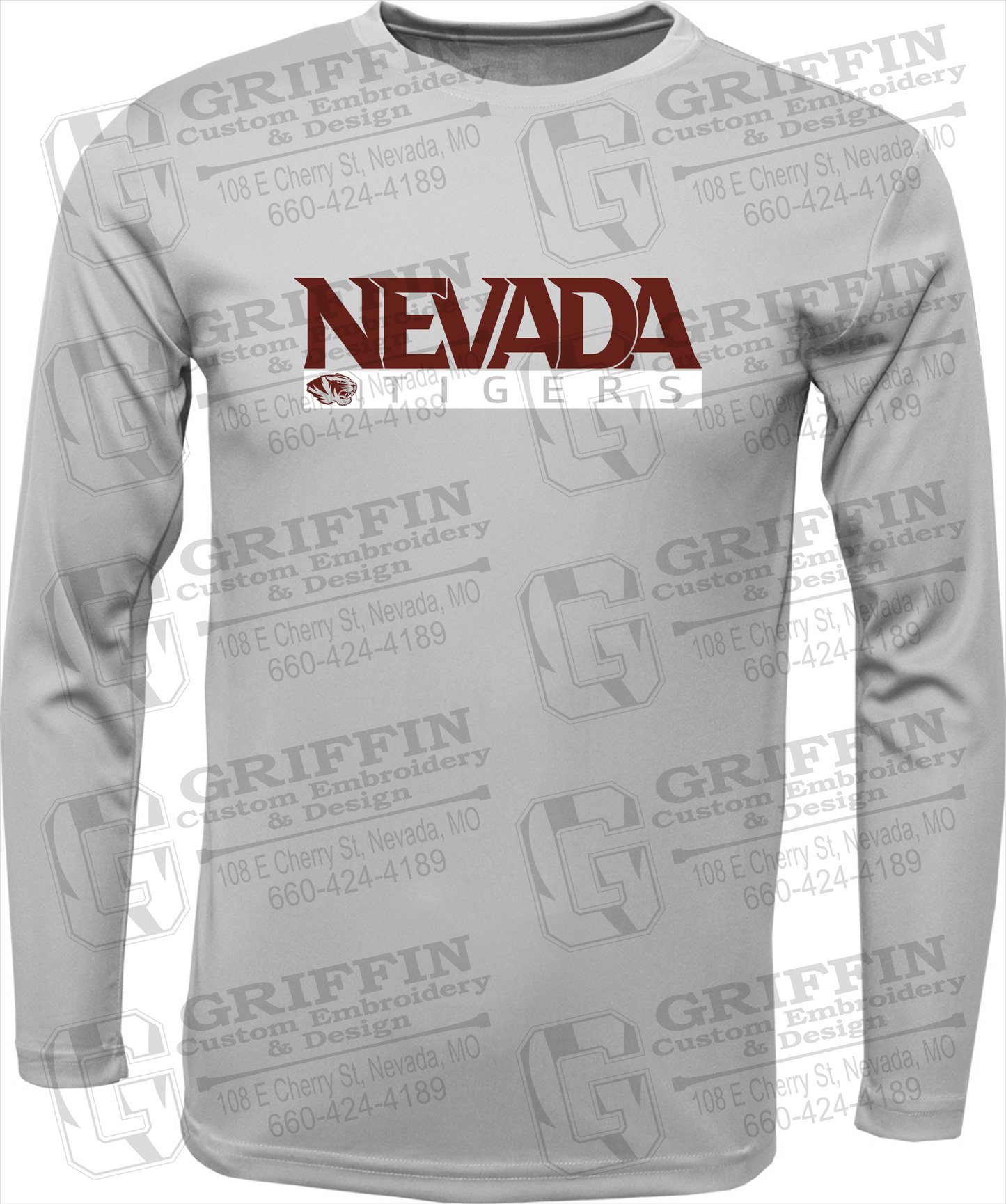 Toddler Dry-Fit Long Sleeve T-Shirt - Nevada Tigers 22-G