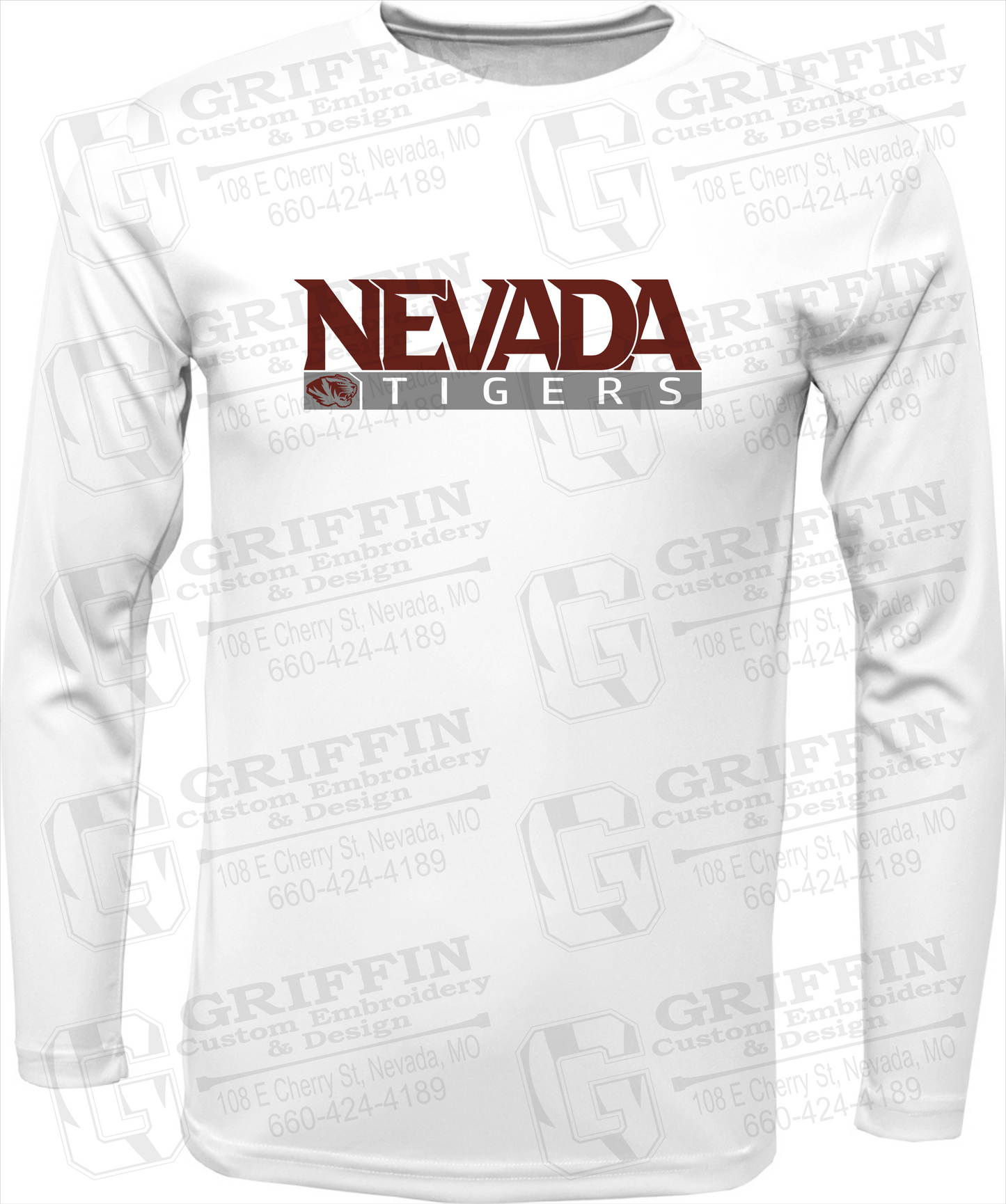 Toddler Dry-Fit Long Sleeve T-Shirt - Nevada Tigers 22-G