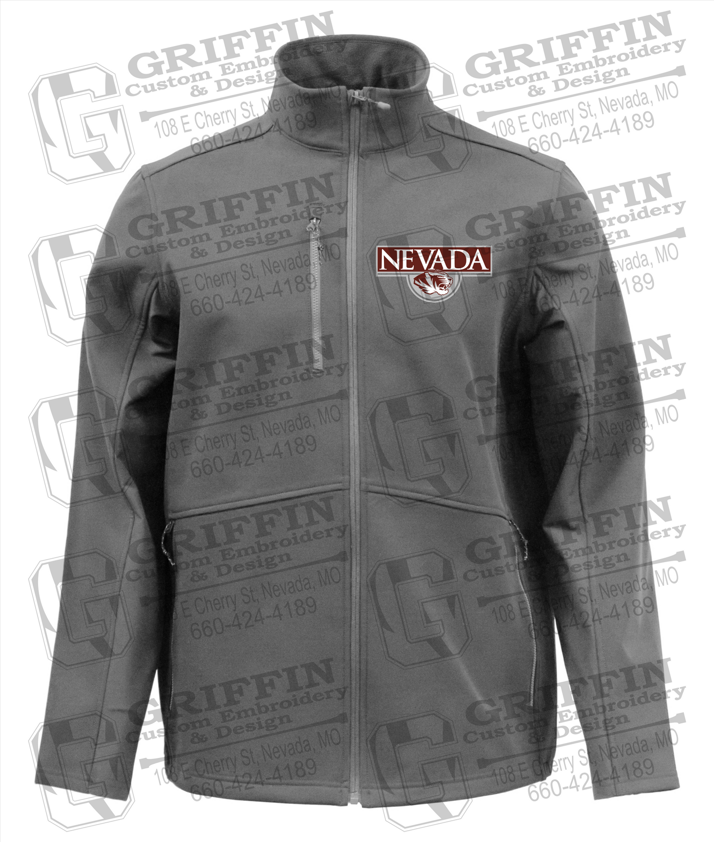 Mens Softshell Jacket - Nevada Tigers 22-K