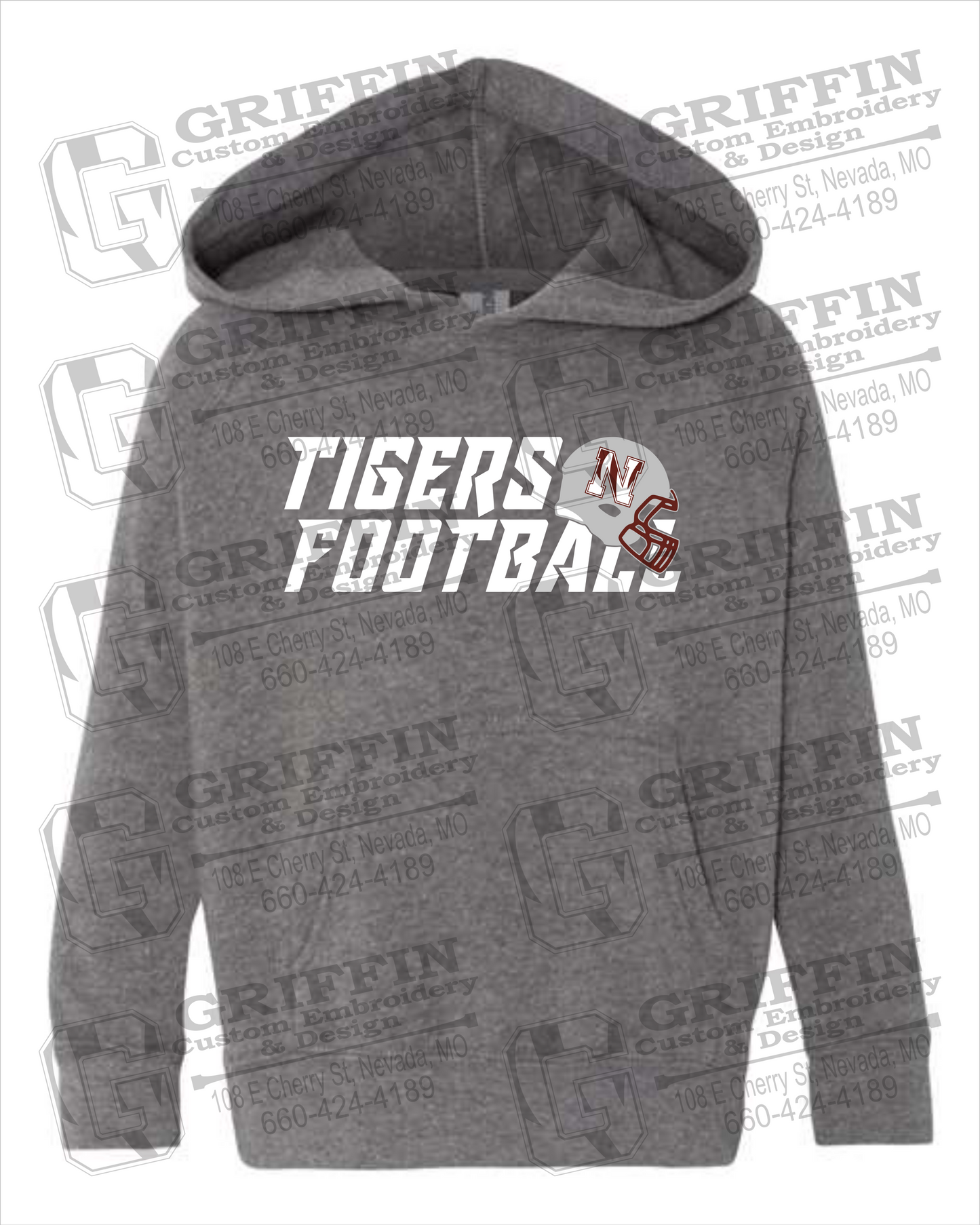 Nevada Tigers 22-O Toddler Hoodie - Football