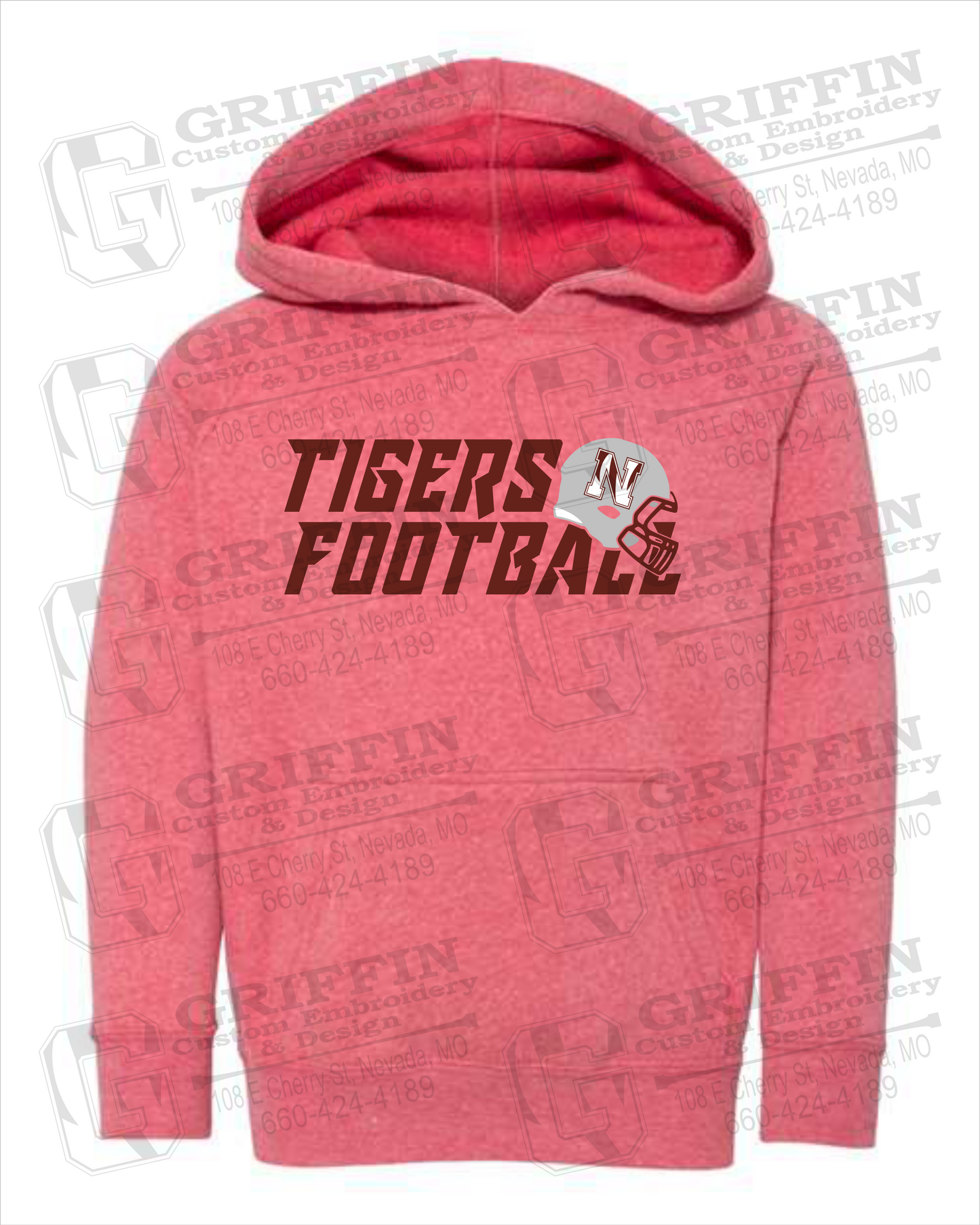 Nevada Tigers 22-O Toddler Hoodie - Football