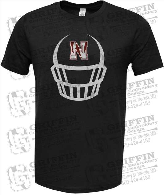 Soft-Tek Short Sleeve T-Shirt - Football - Nevada Tigers 22-P