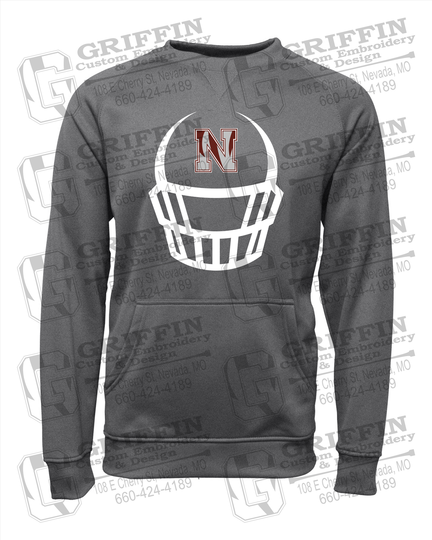 Performance Fleece Sweatshirt - Football - Nevada Tigers 22-P