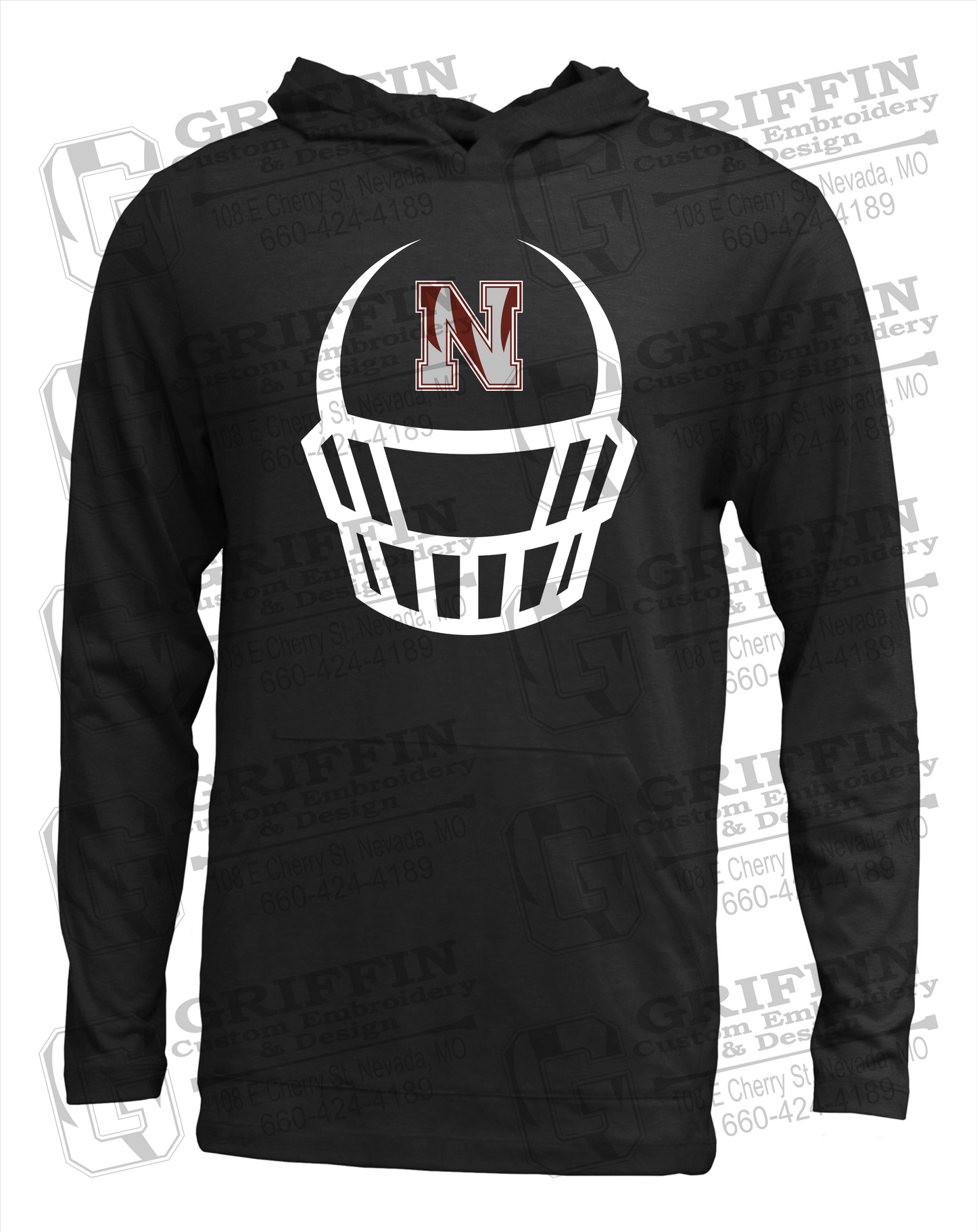 Nevada Tigers 22-P T-Shirt Hoodie - Football