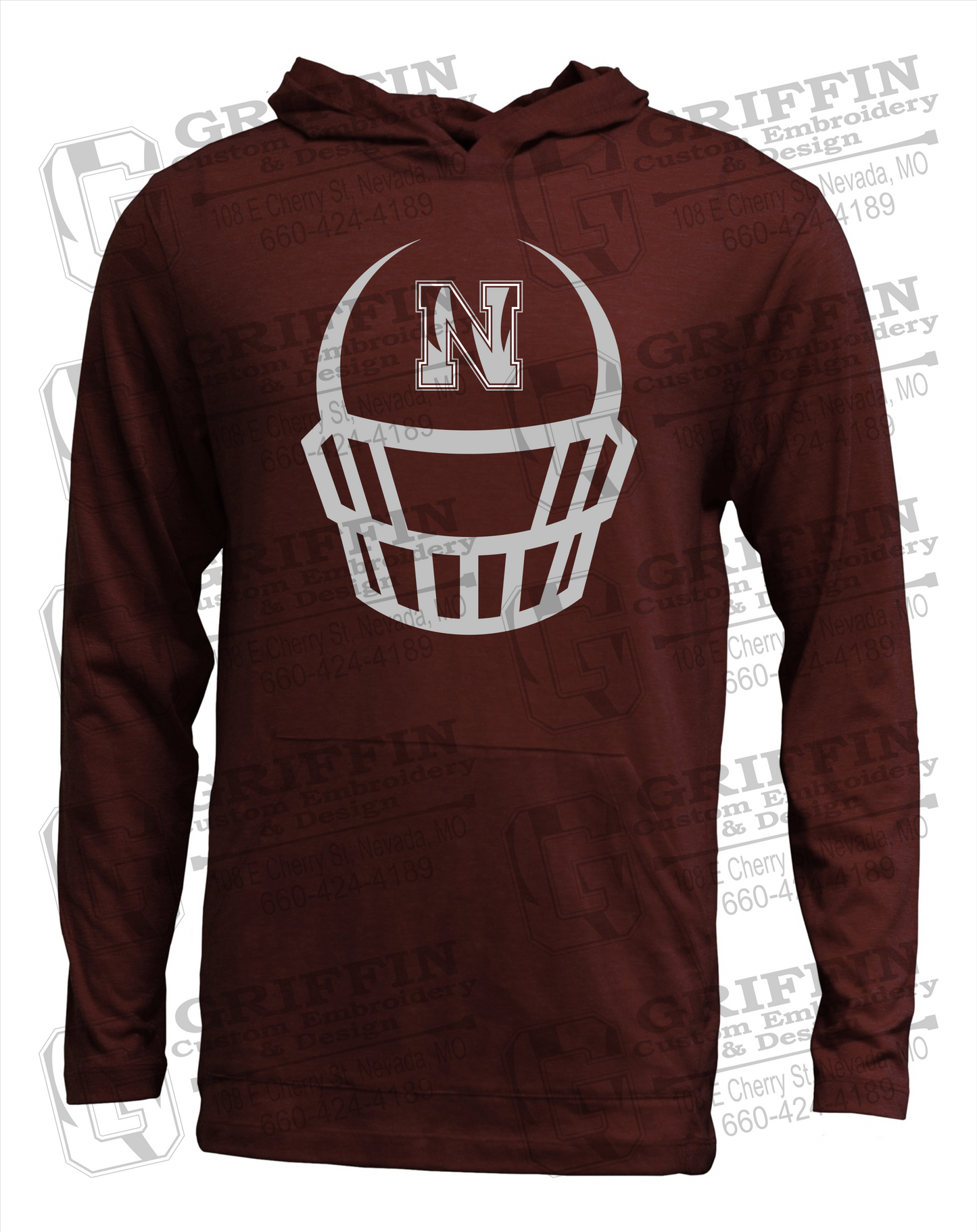 Nevada Tigers 22-P T-Shirt Hoodie - Football