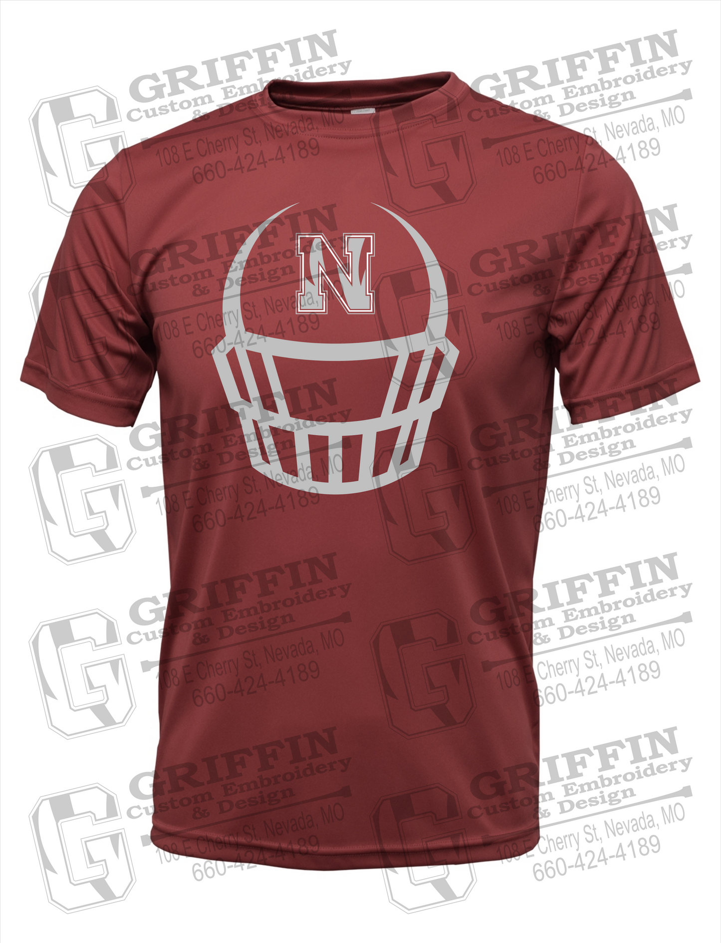 Dry-Fit Short Sleeve T-Shirt - Football - Nevada Tigers 22-P