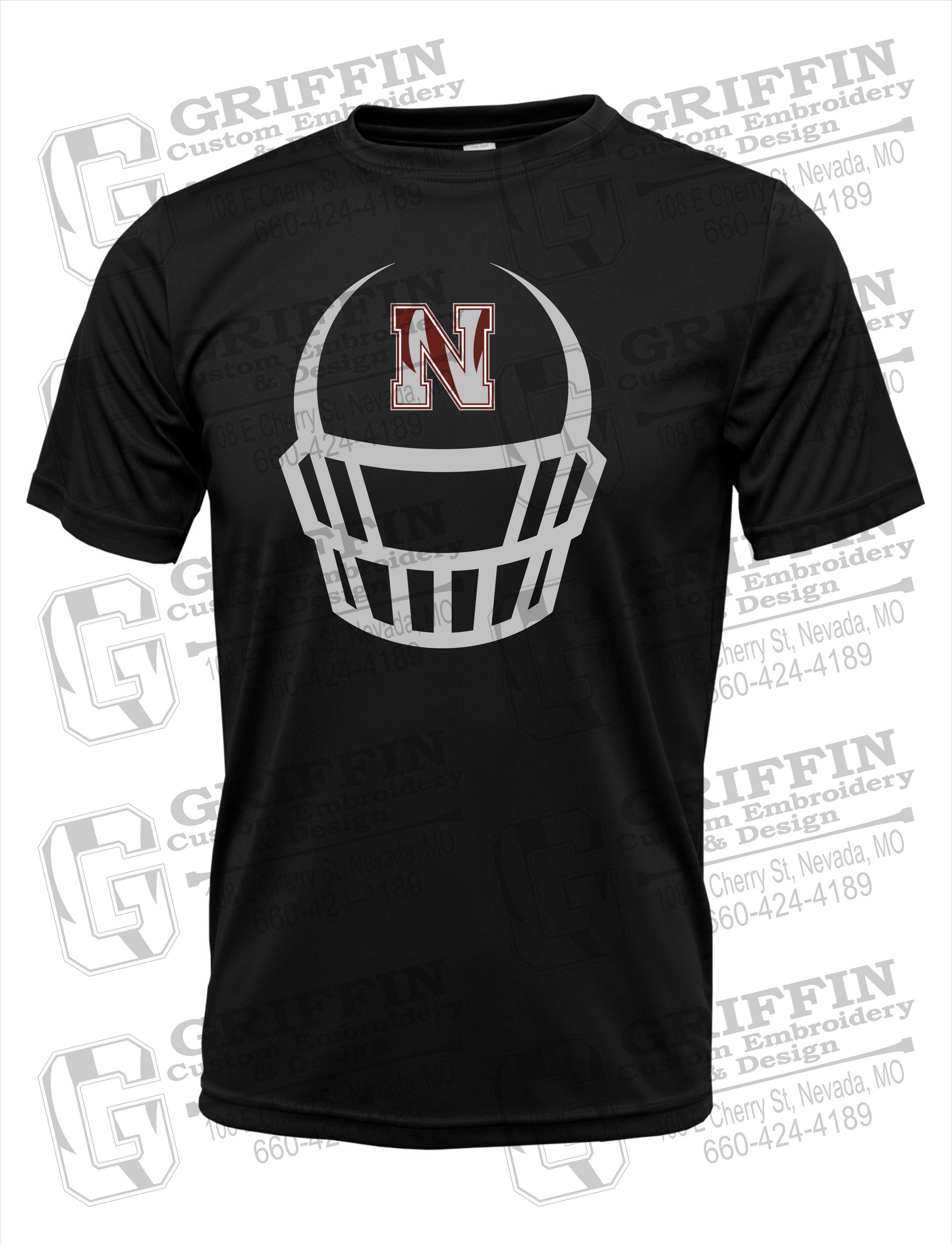 Dry-Fit Short Sleeve T-Shirt - Football - Nevada Tigers 22-P