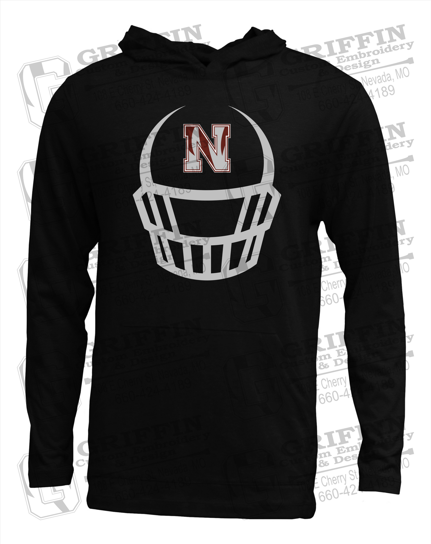 Nevada Tigers 22-P T-Shirt Hoodie - Football