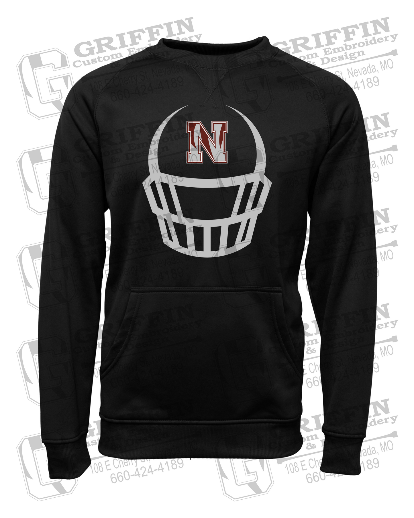 Performance Fleece Sweatshirt - Football - Nevada Tigers 22-P
