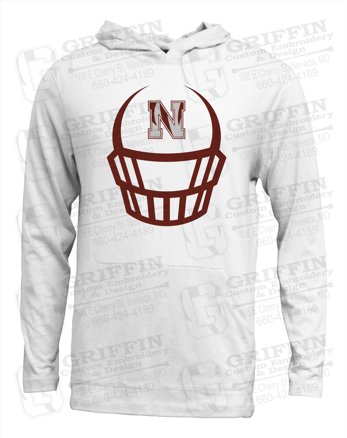 Nevada Tigers 22-P T-Shirt Hoodie - Football