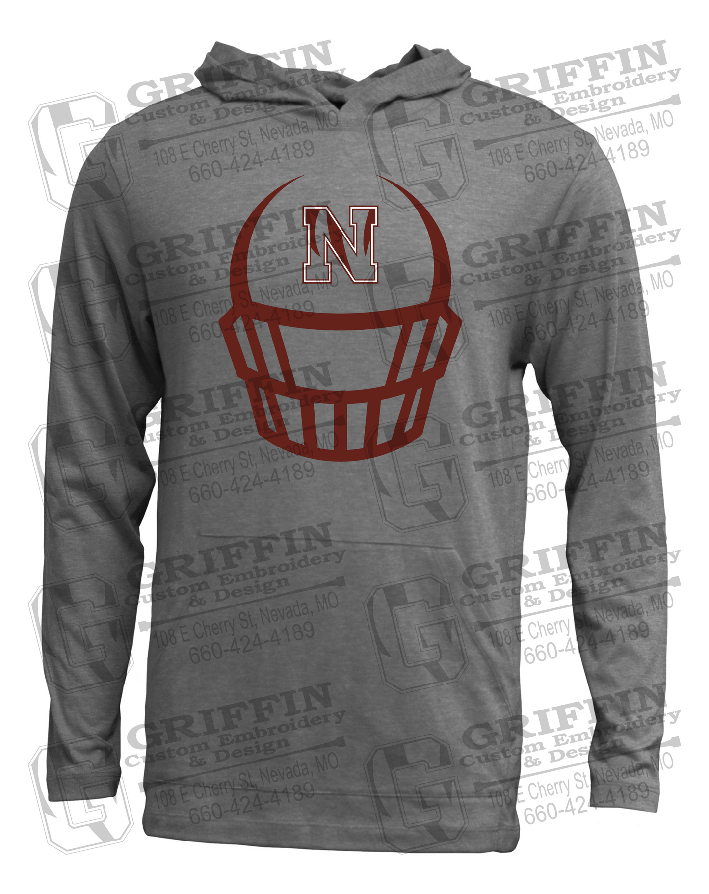 Nevada Tigers 22-P T-Shirt Hoodie - Football