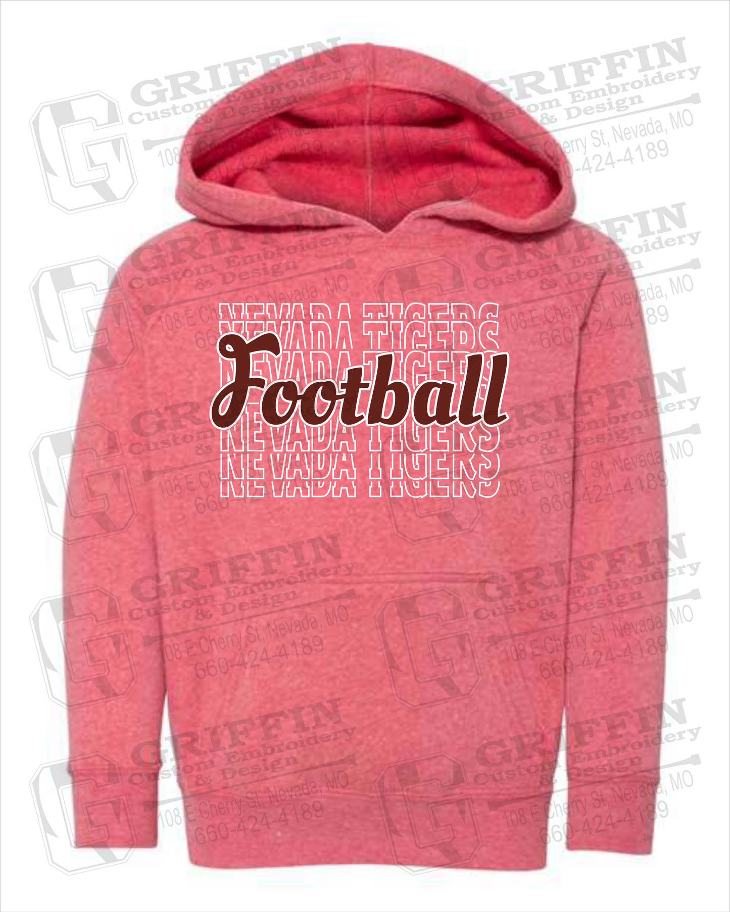 Nevada Tigers 22-R Toddler Hoodie - Football