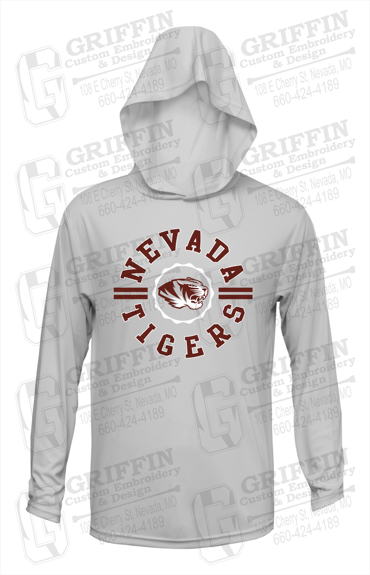 Dry-Fit T-Shirt Hoodie - Nevada Tigers 22-Z