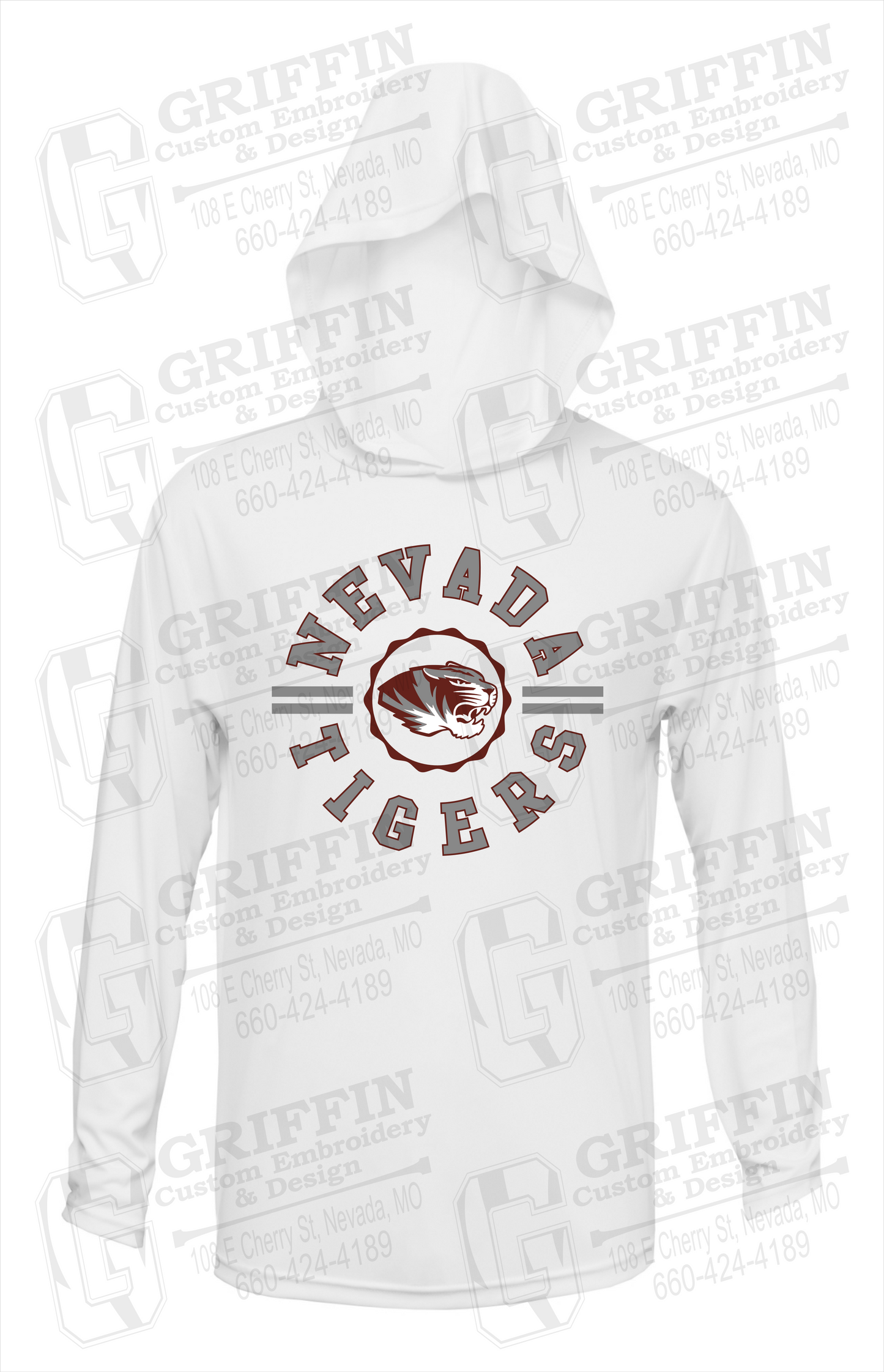 Dry-Fit T-Shirt Hoodie - Nevada Tigers 22-Z